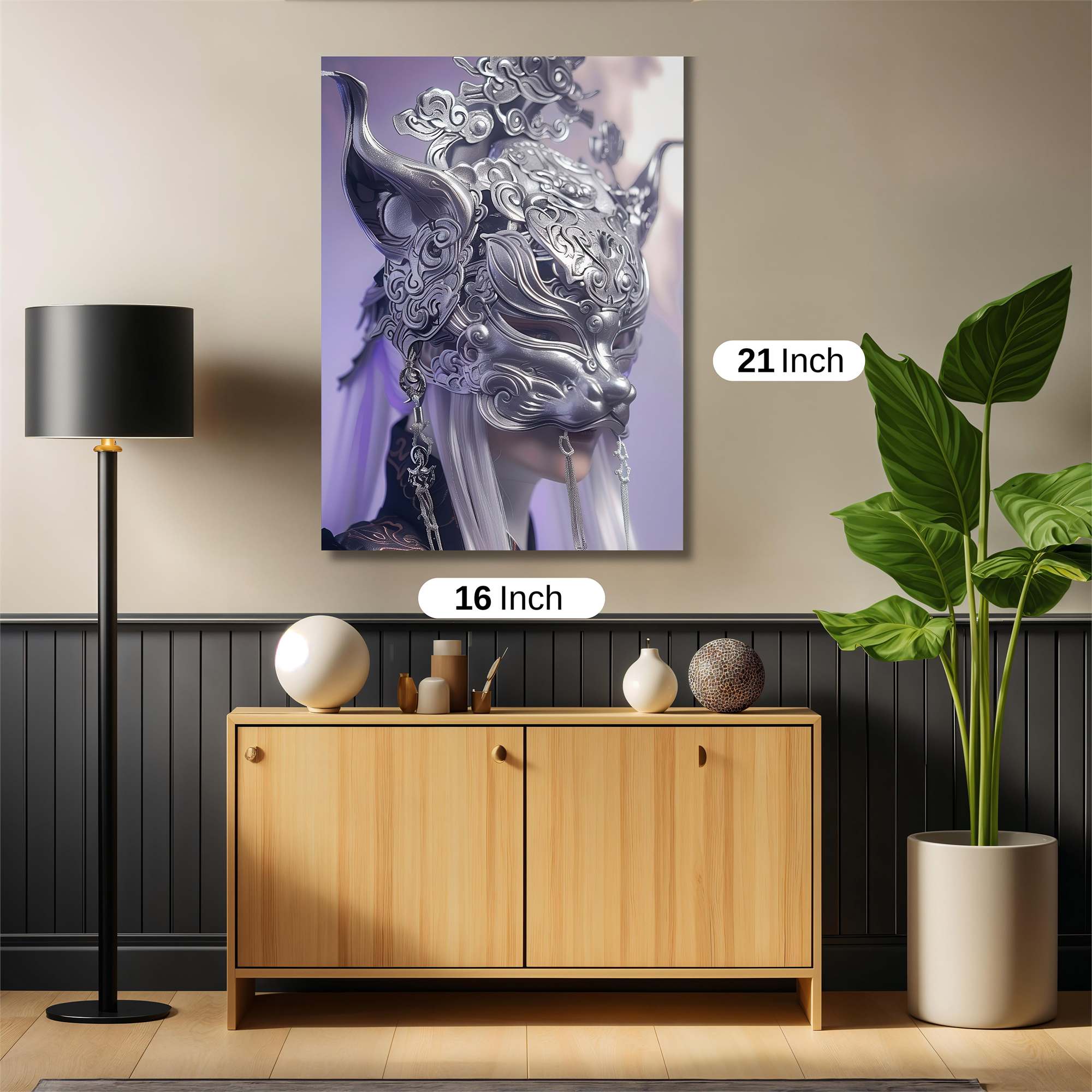 Silver Serenity Safe Wall Magnetic / M