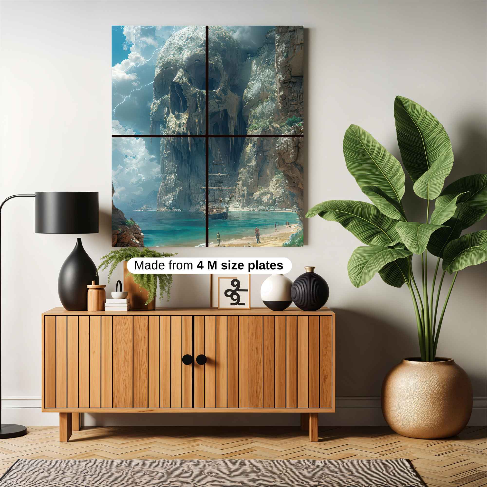 Skull Serenity Safe Wall Magnetic / M