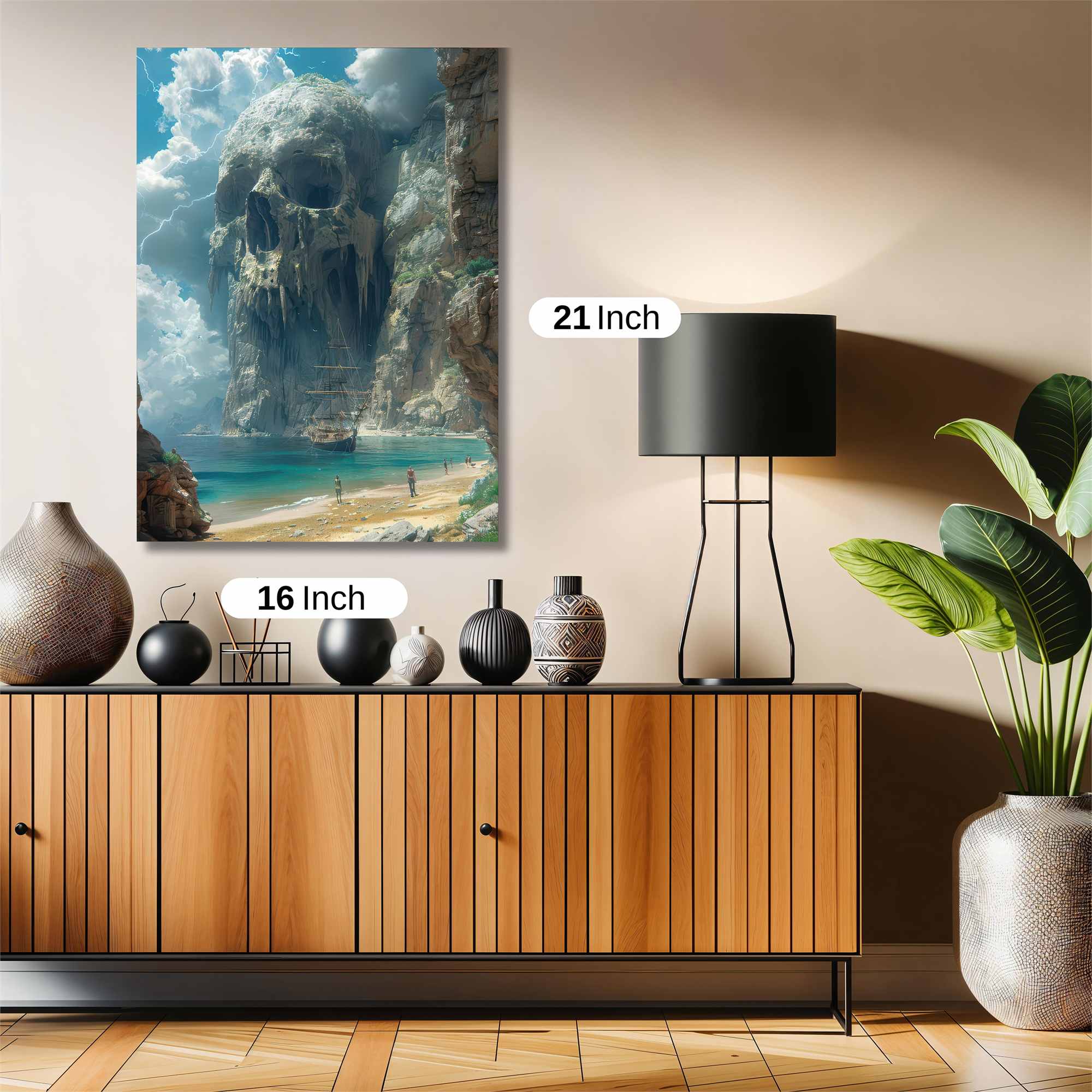 Skull Serenity Safe Wall Magnetic / M