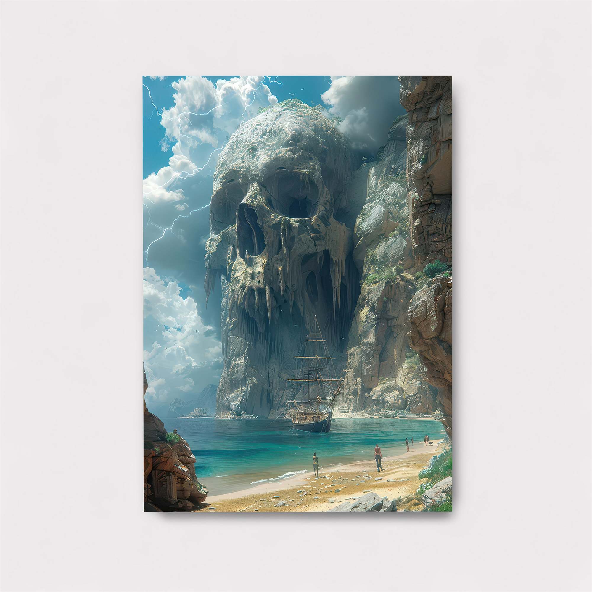 Skull Serenity Safe Wall Magnetic / M
