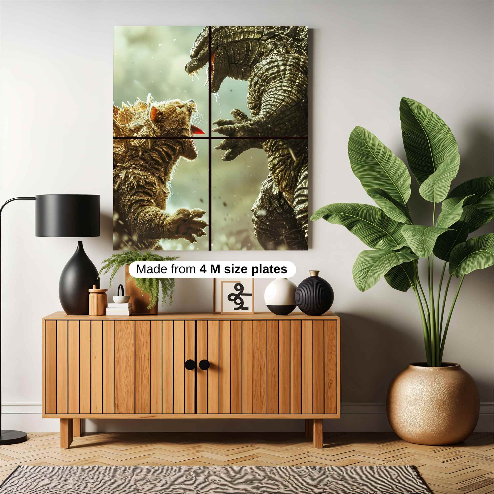 Godzilla Fury Safe Wall Magnetic / M
