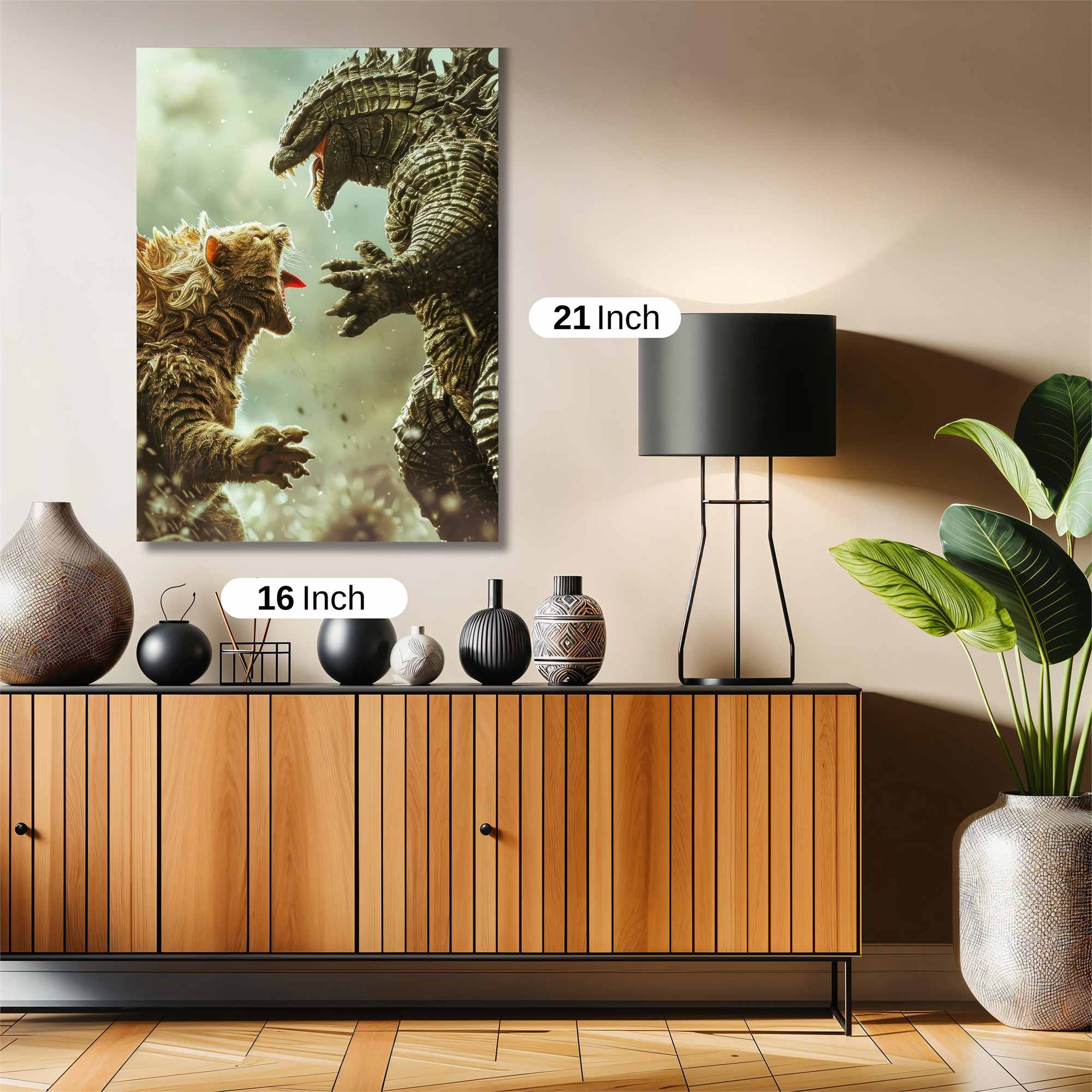 Godzilla Fury Safe Wall Magnetic / M