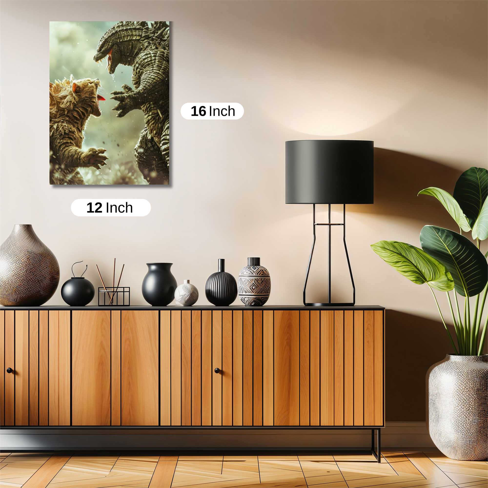 Godzilla Fury Safe Wall Magnetic / M