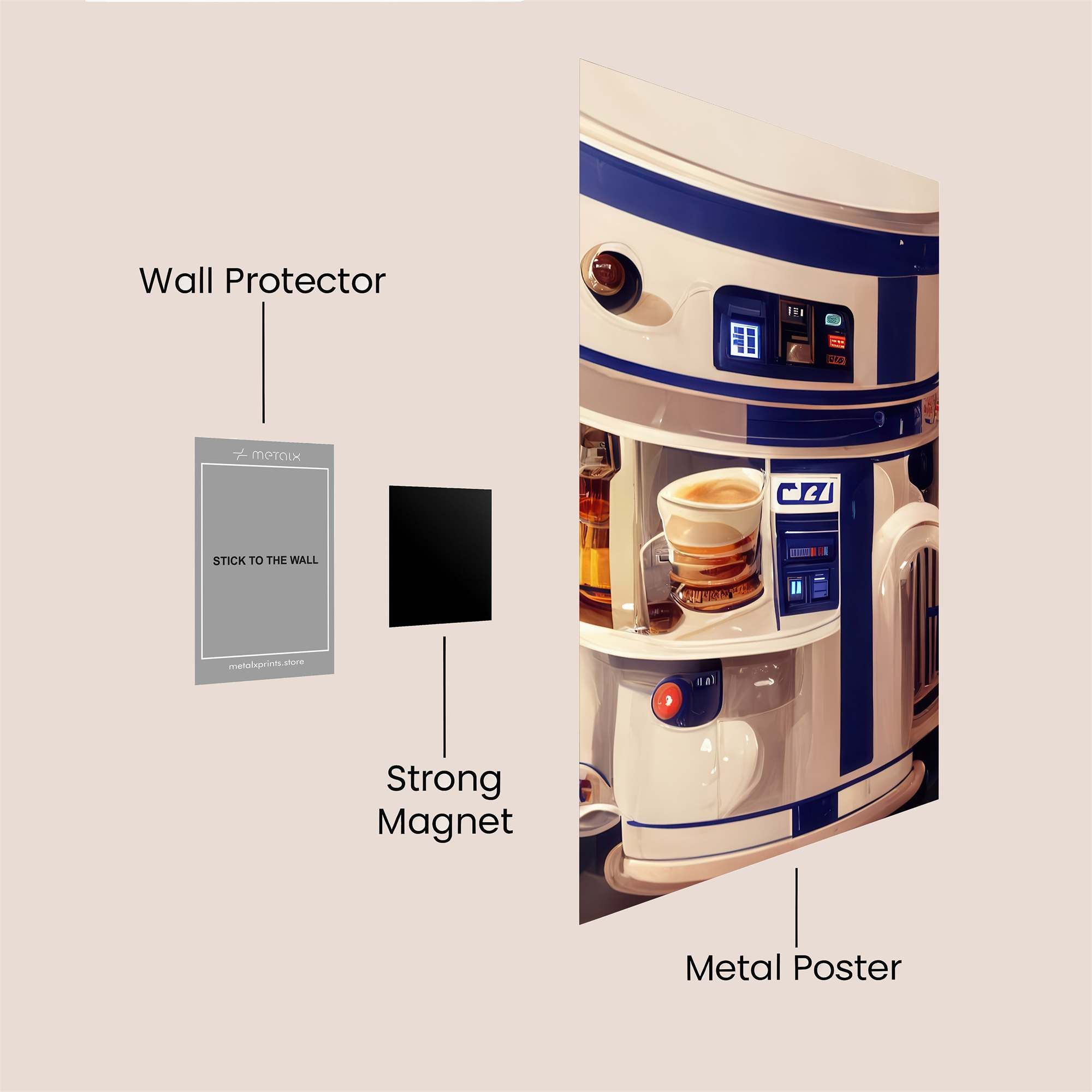 Artoo Coffee Safe Wall Magnetic / M