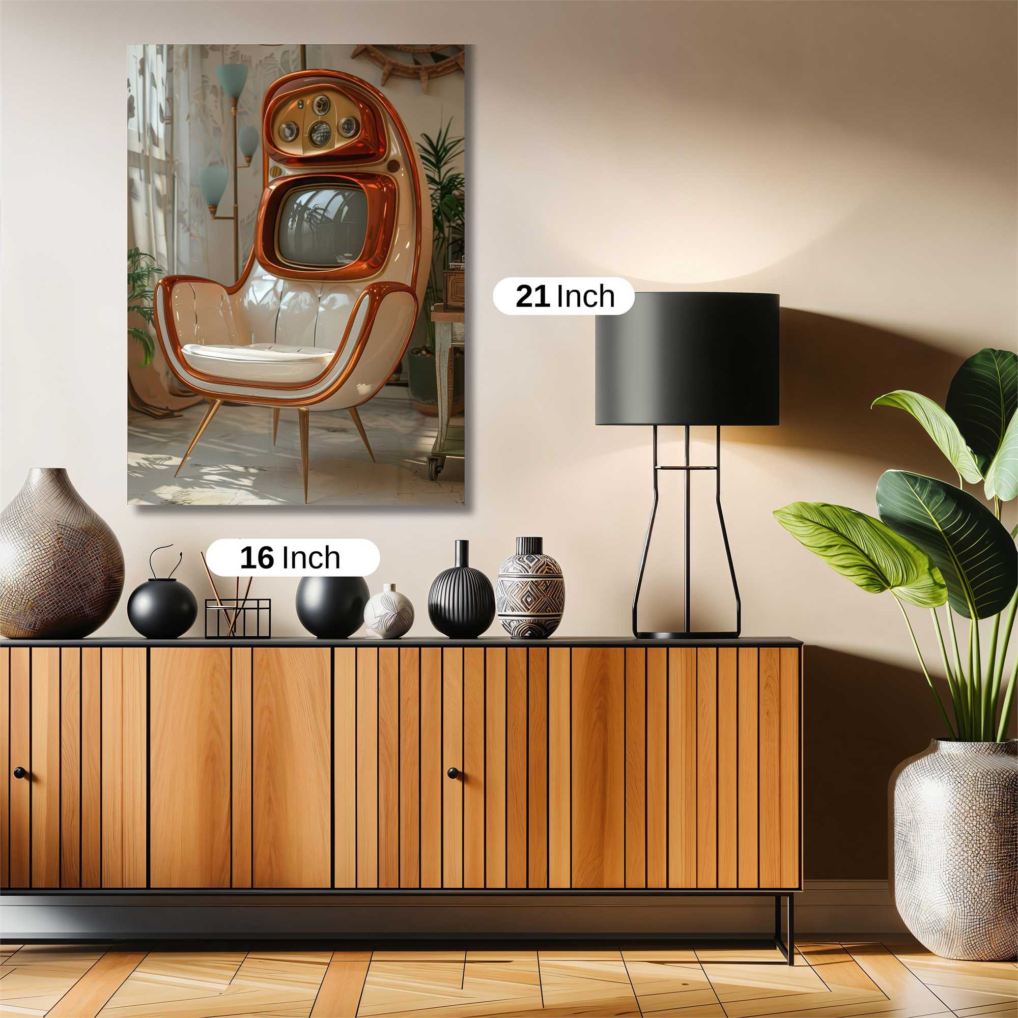 Retro Whimsy Safe Wall Magnetic / M