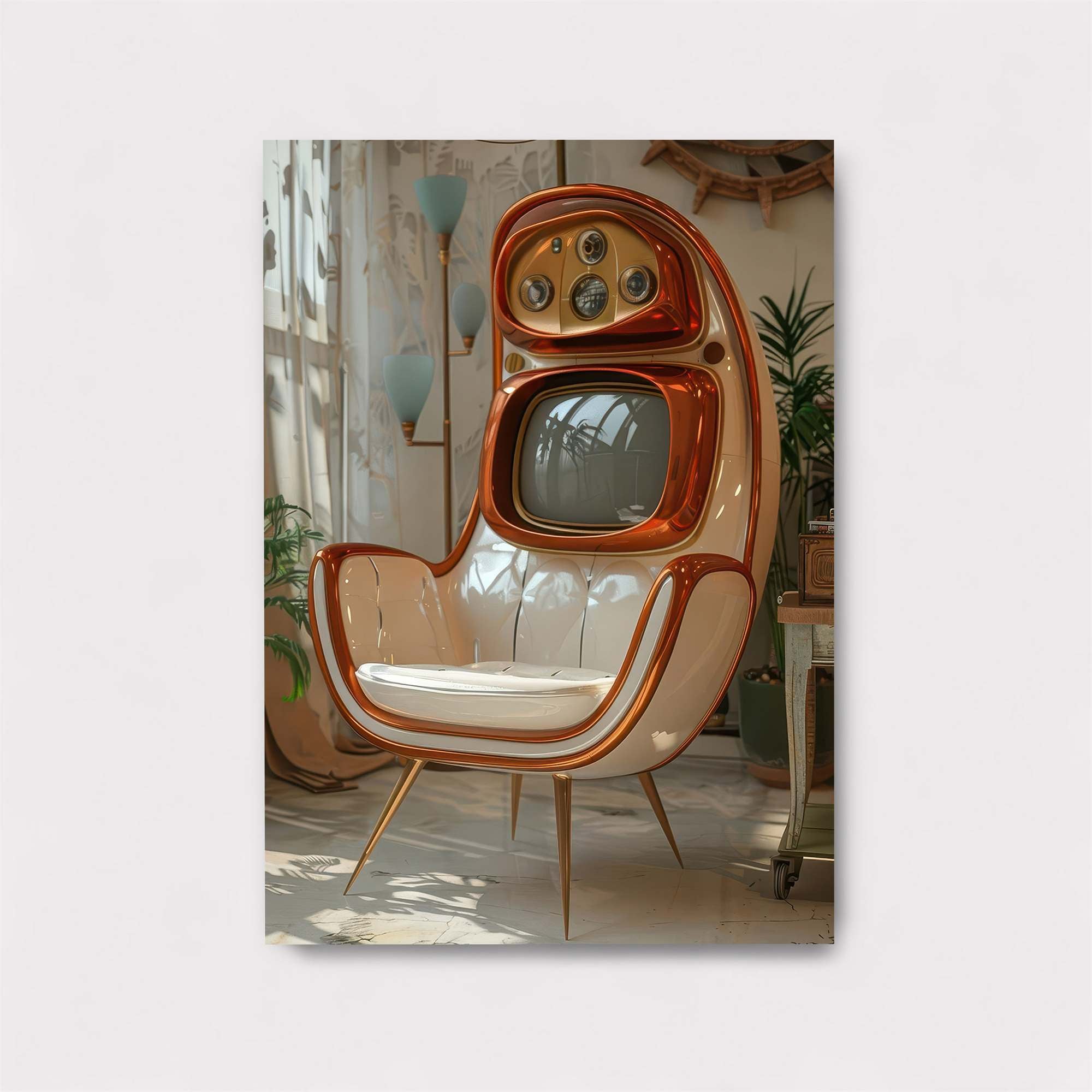 Retro Whimsy Safe Wall Magnetic / M