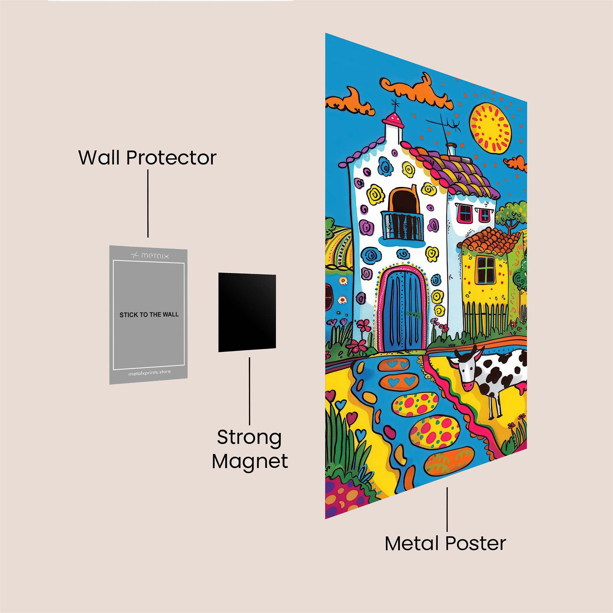 Casa Jubilosa Safe Wall Magnetic / M