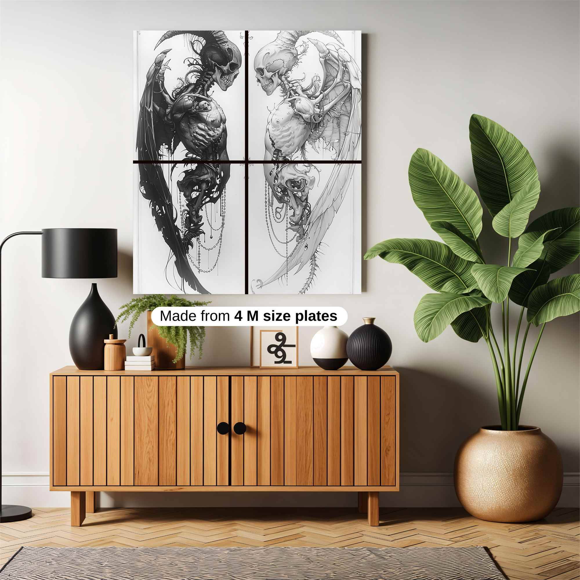 Devil'sWhisper Safe Wall Magnetic / M