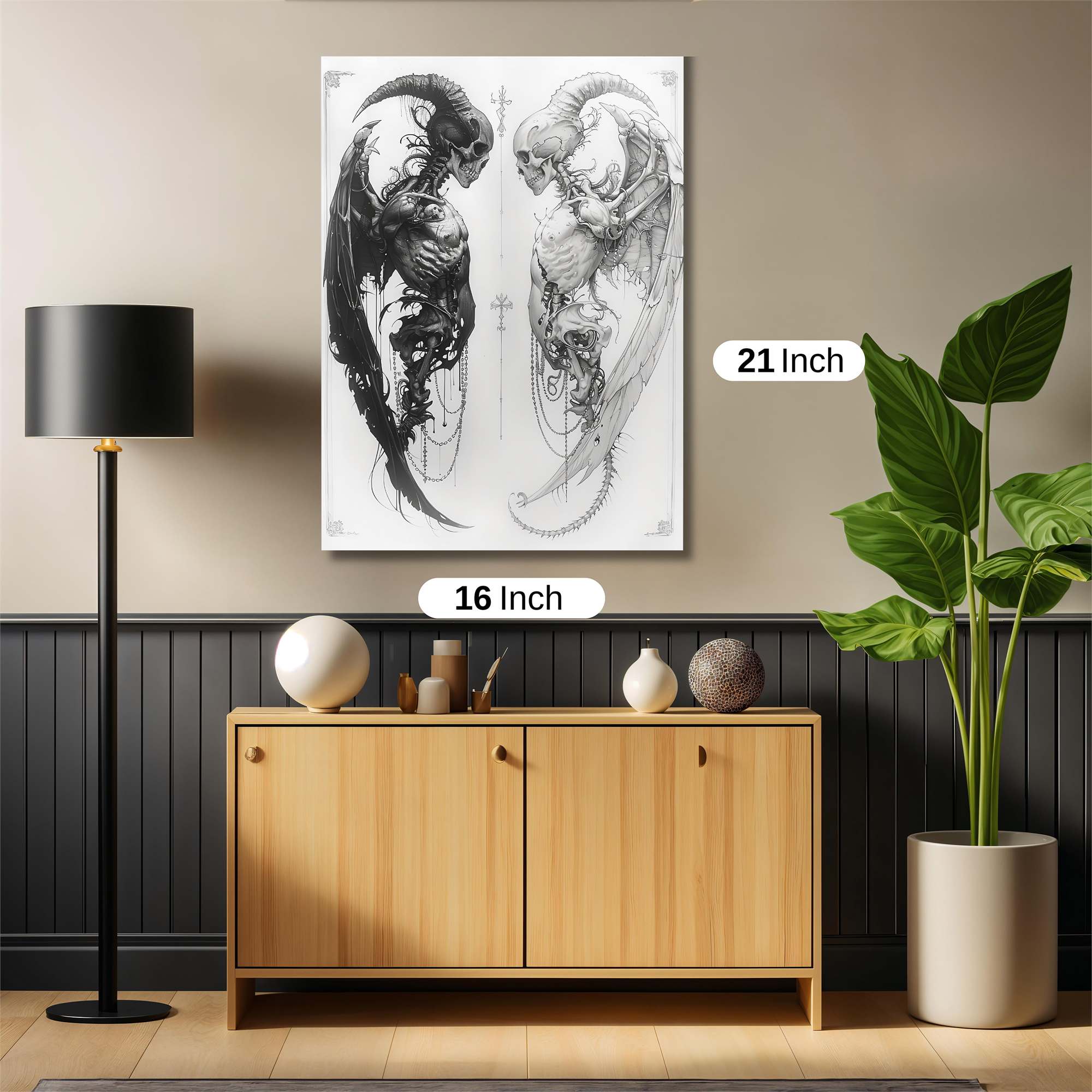 Devil'sWhisper Safe Wall Magnetic / M