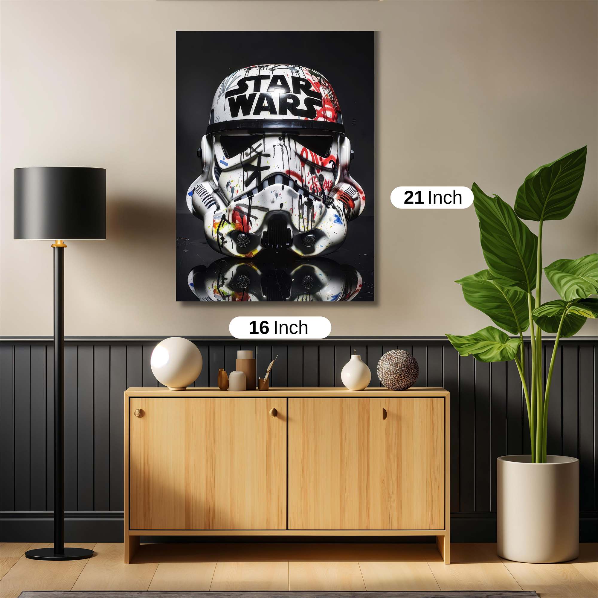 Trooper Art Safe Wall Magnetic / M
