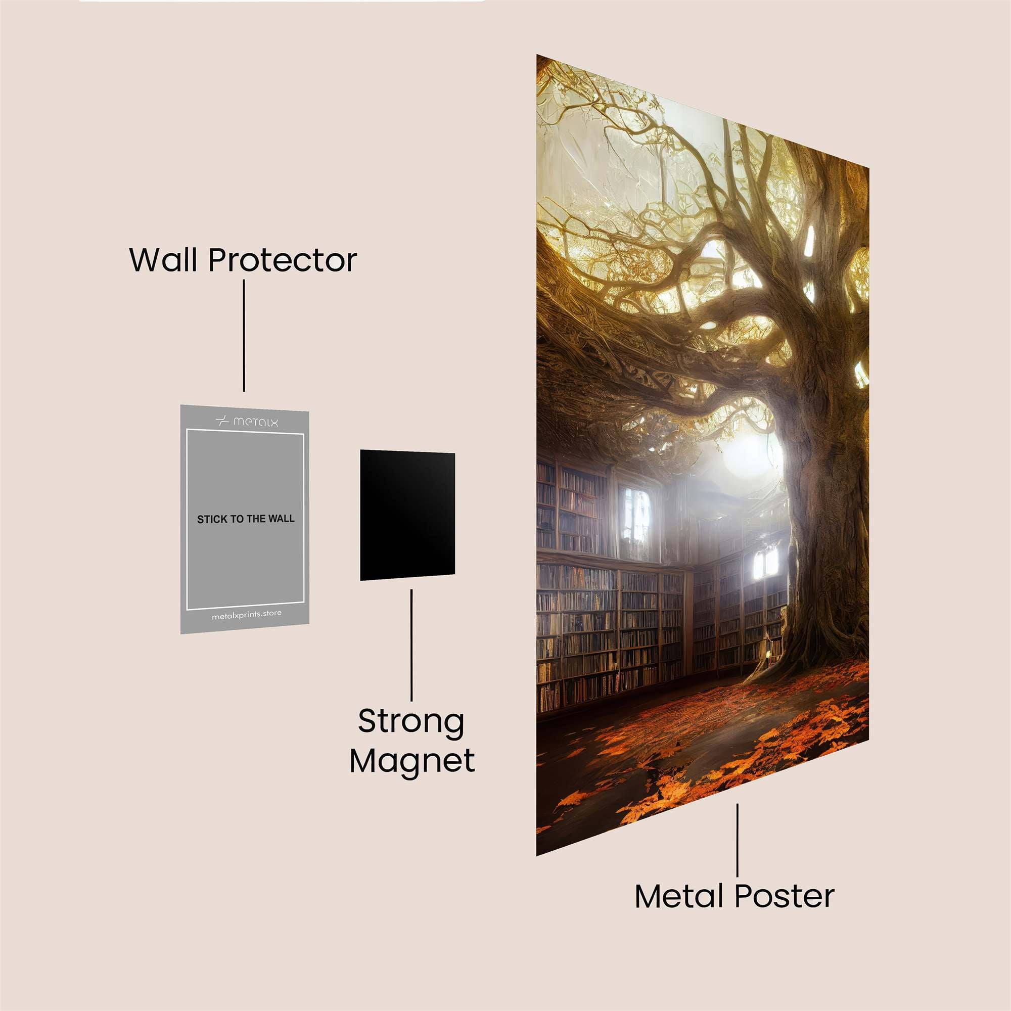 LibraryWhisper Safe Wall Magnetic / M