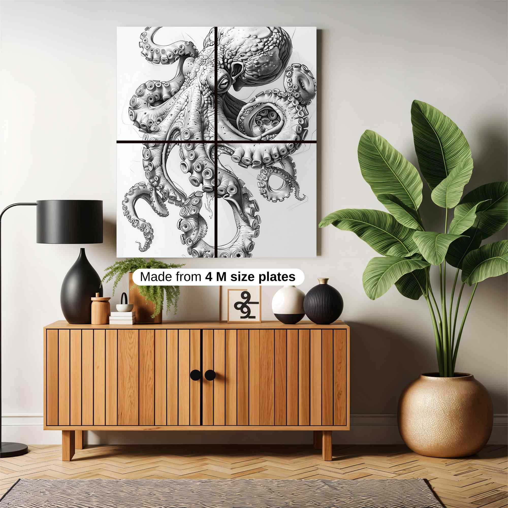 Octopus Enigma Safe Wall Magnetic / M