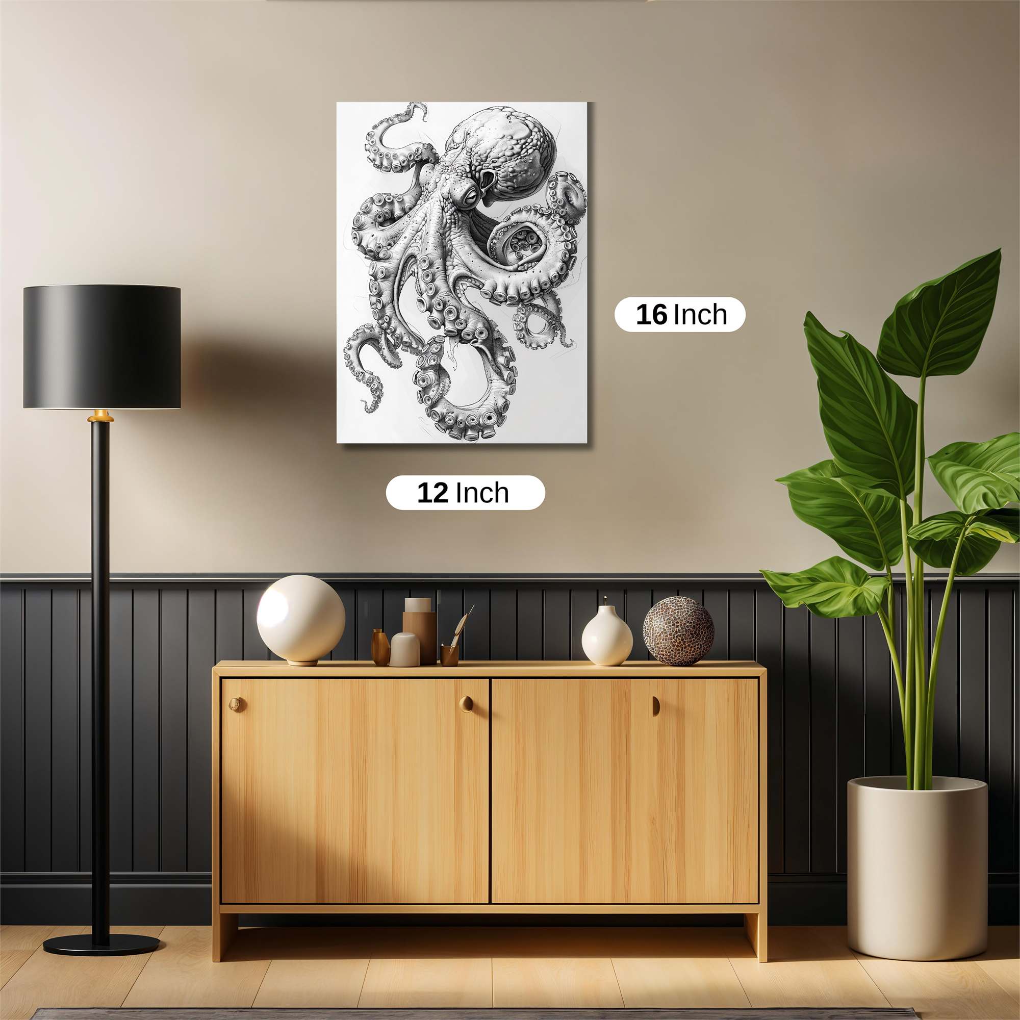 Octopus Enigma Safe Wall Magnetic / M