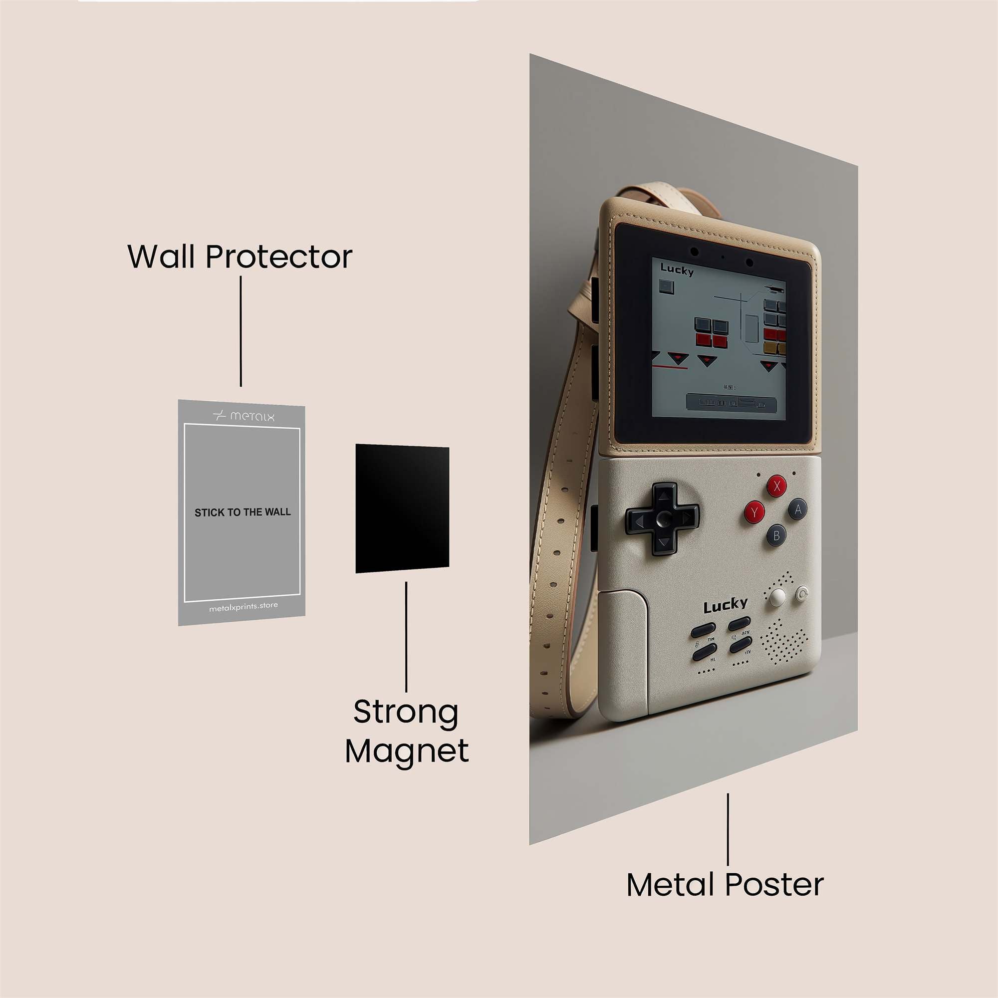 Lucky Nostalgic Safe Wall Magnetic / M