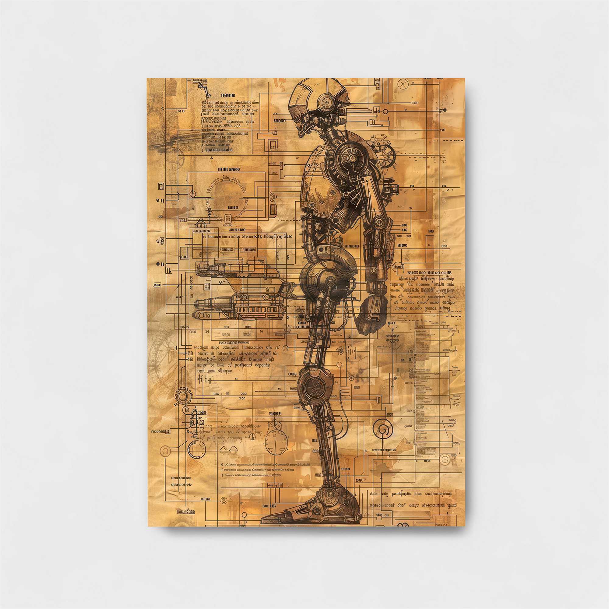 Robot Melancholy Safe Wall Magnetic / M