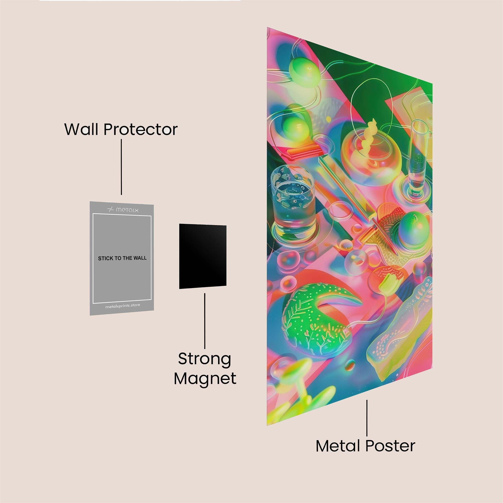 Science Whimsy Safe Wall Magnetic / M