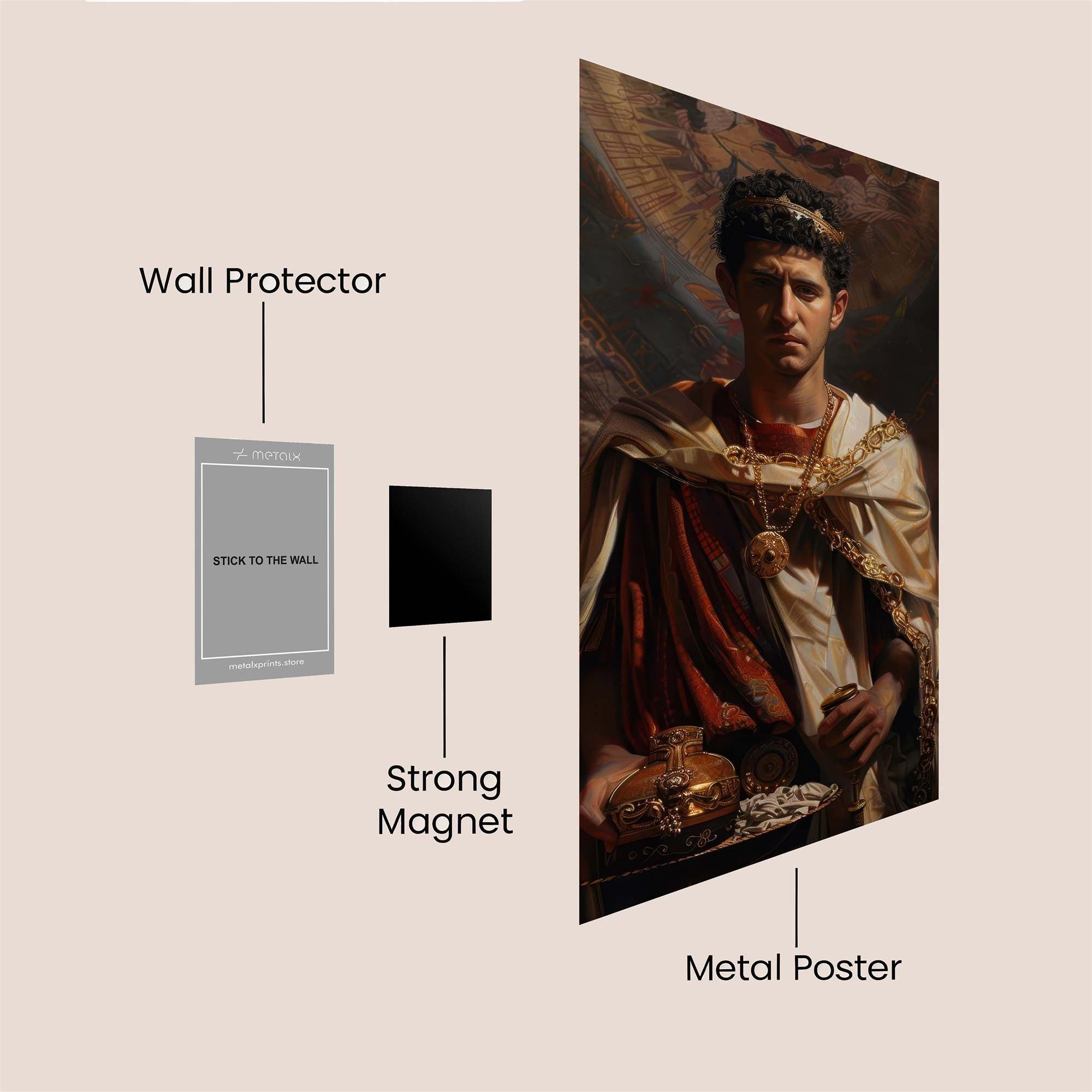 Caesar Regal Safe Wall Magnetic / M