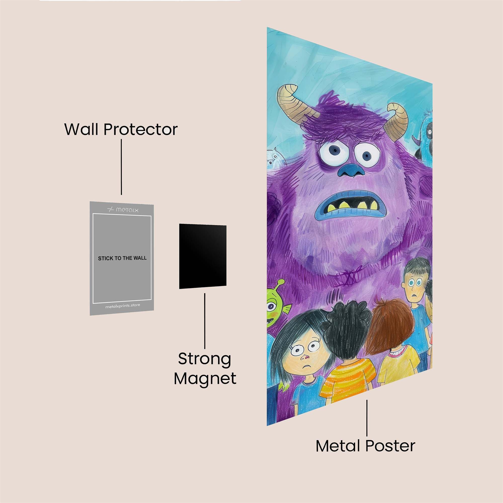 Sulley Surprise Safe Wall Magnetic / M