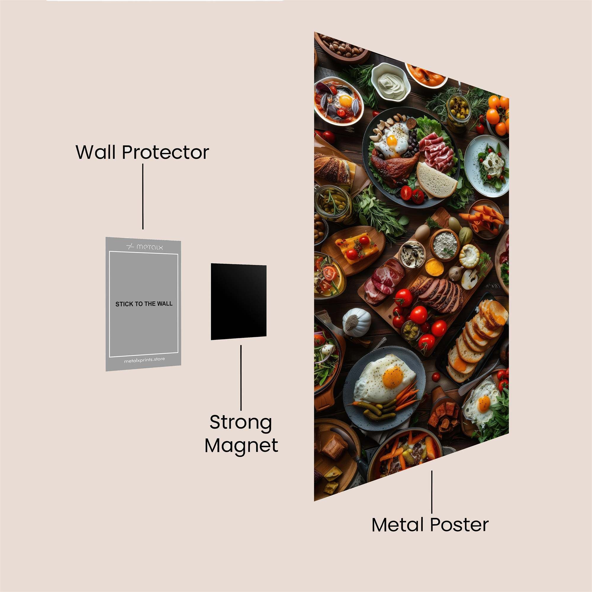 Brunch Bliss Safe Wall Magnetic / M