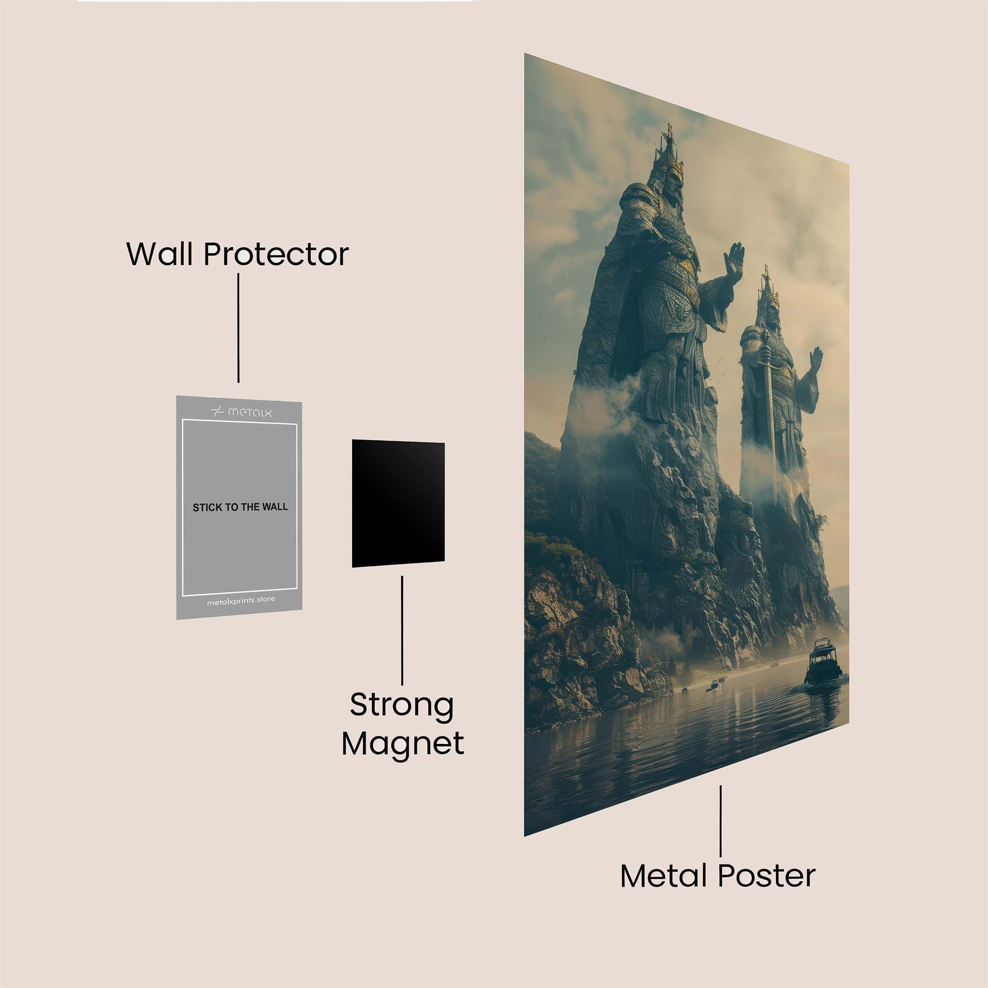 Guardians Serene Safe Wall Magnetic / M