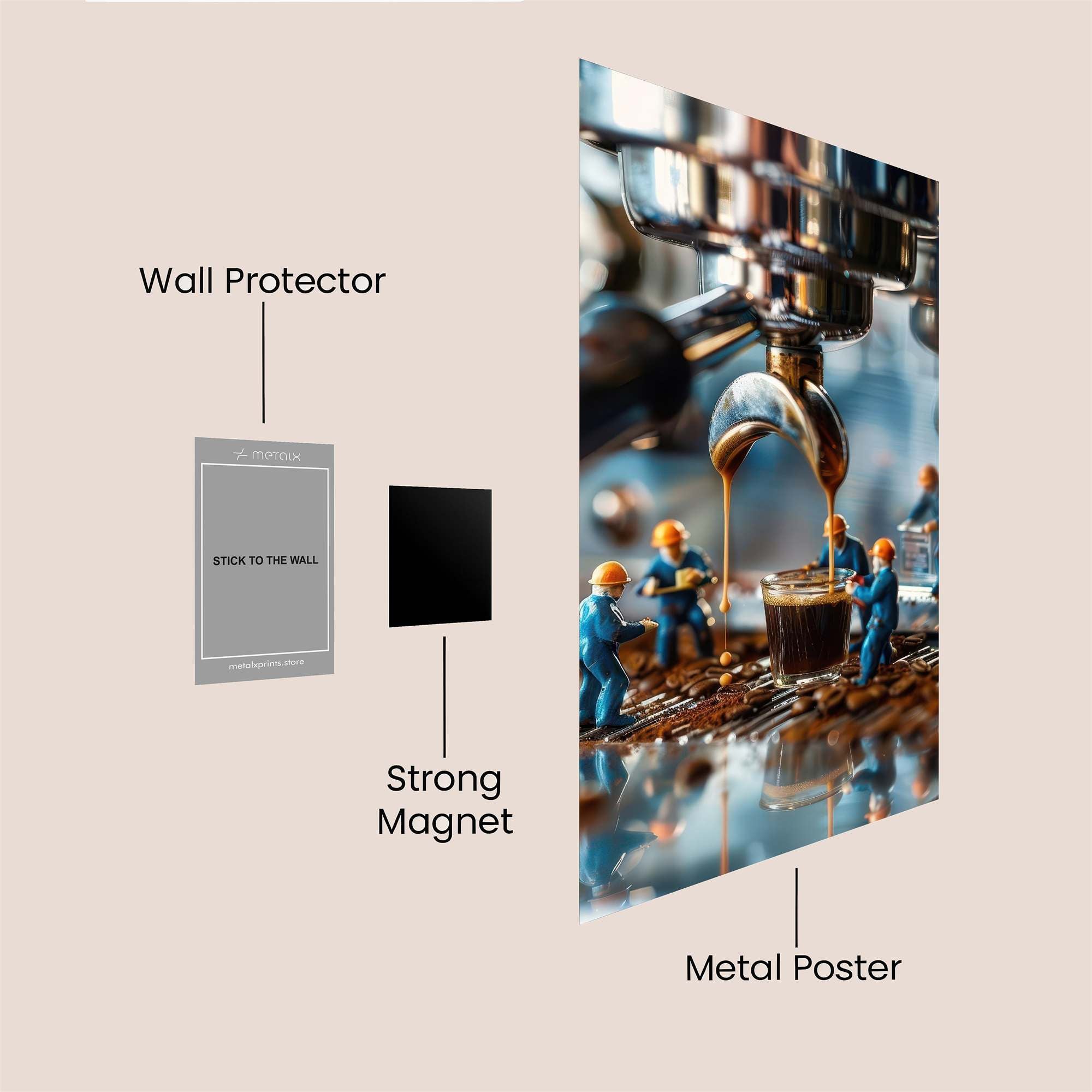 Espresso Engineers Safe Wall Magnetic / M