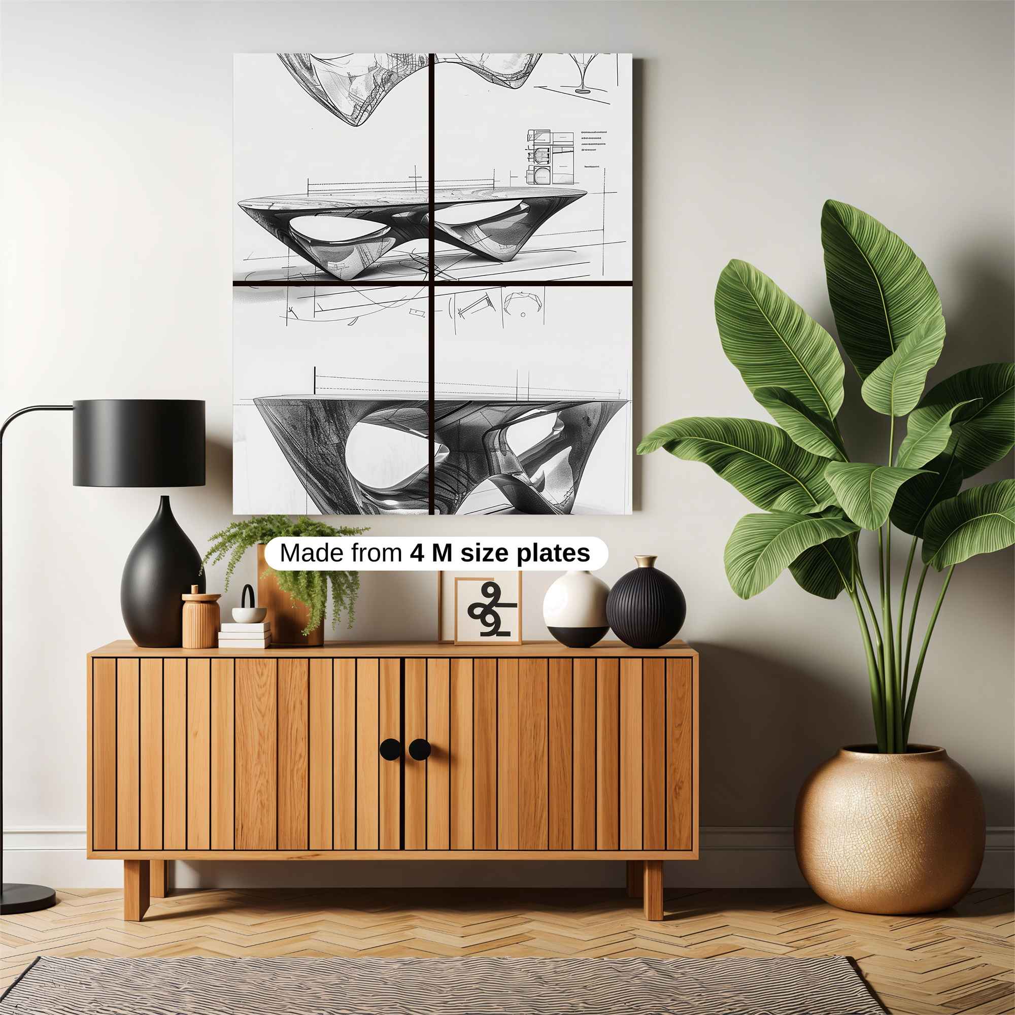 Fluid Elegance Safe Wall Magnetic / M