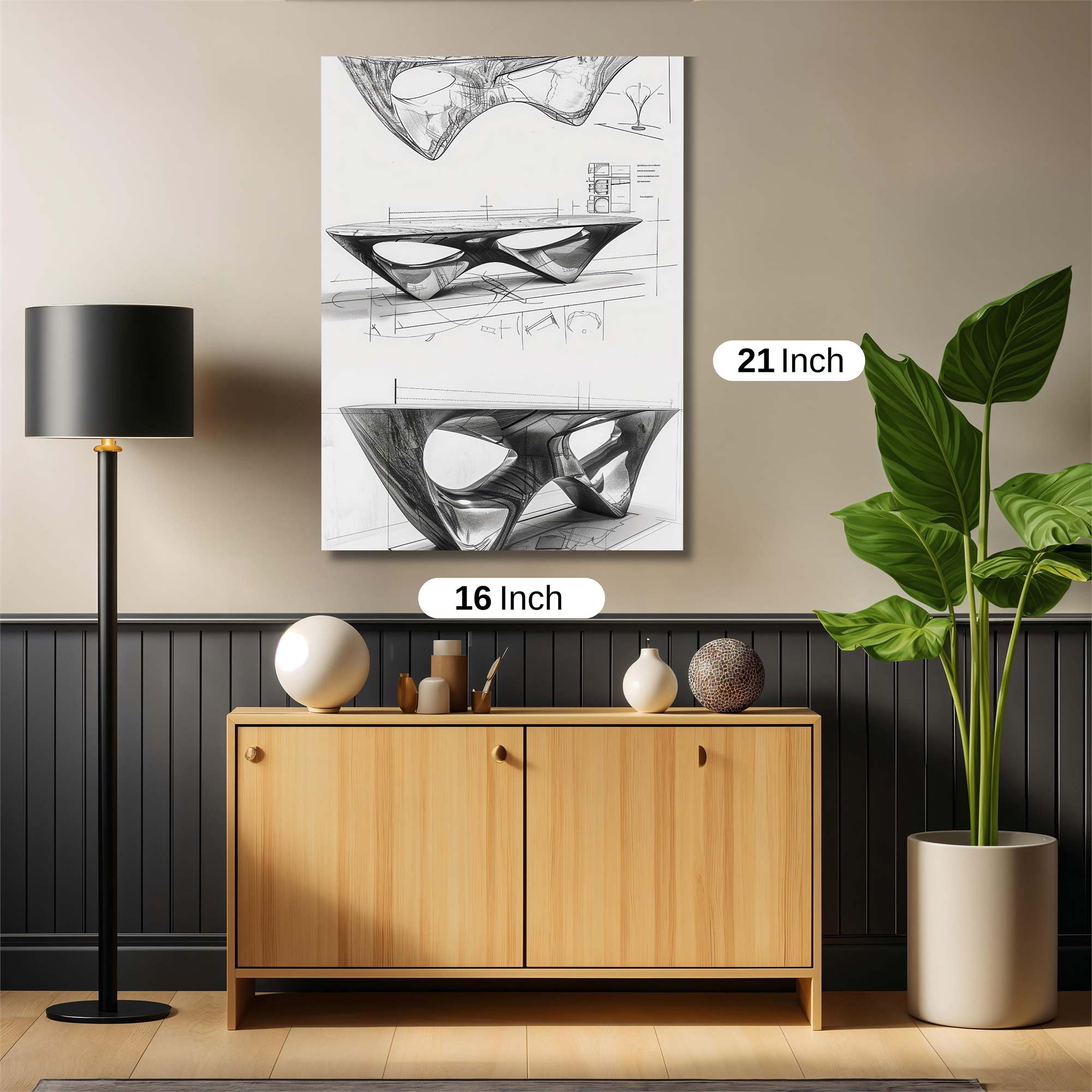 Fluid Elegance Safe Wall Magnetic / M