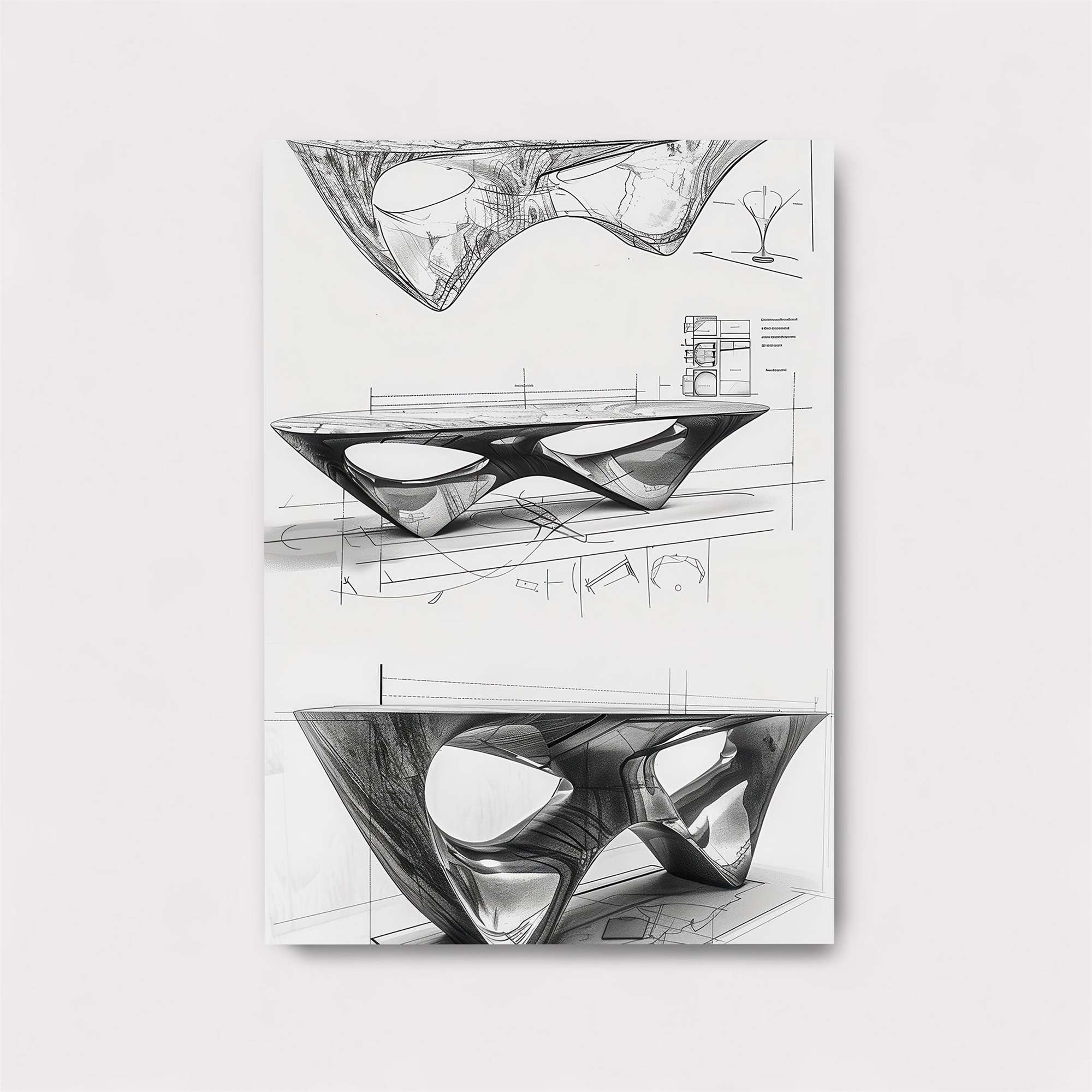 Fluid Elegance Safe Wall Magnetic / M