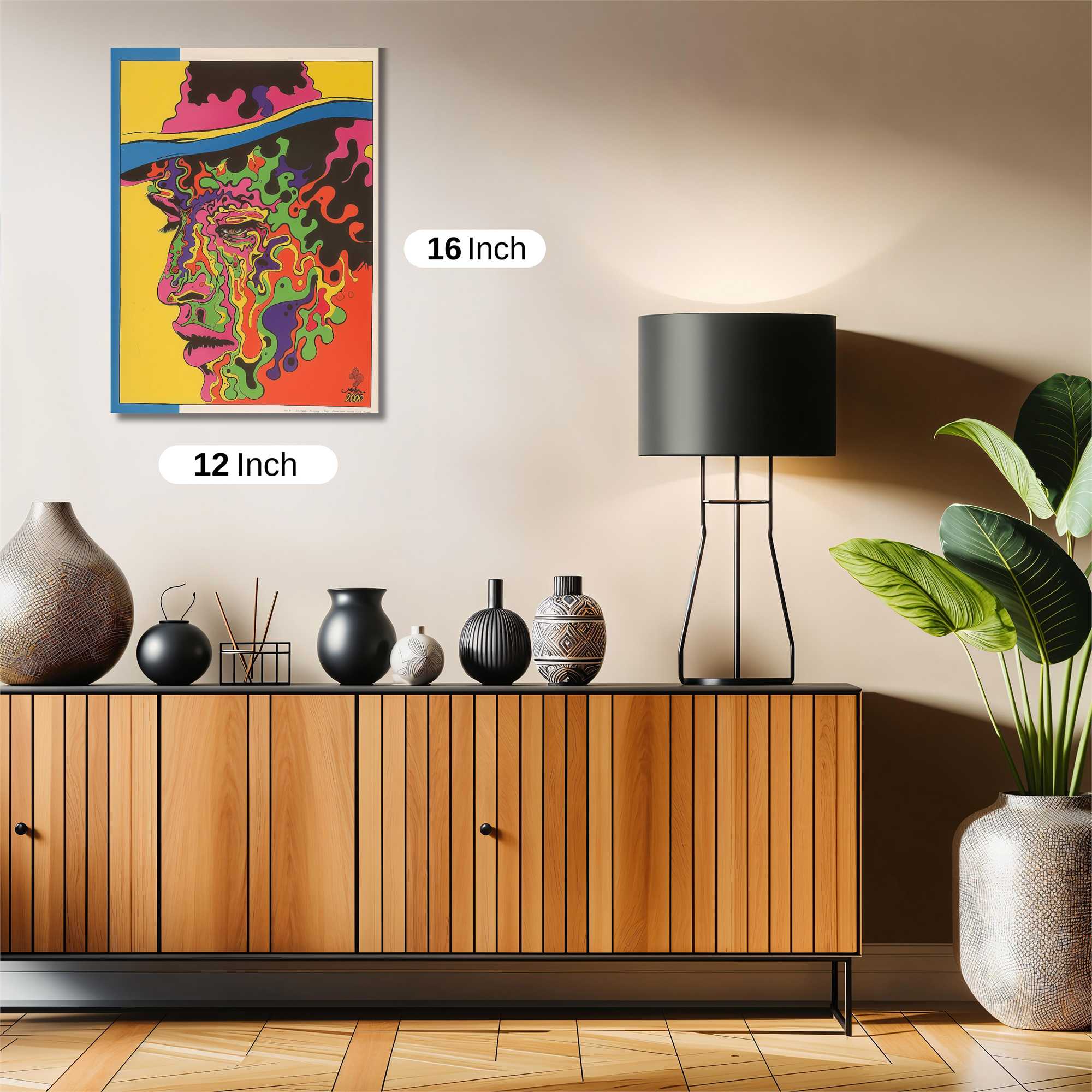 Jimi Psychedelic Safe Wall Magnetic / M