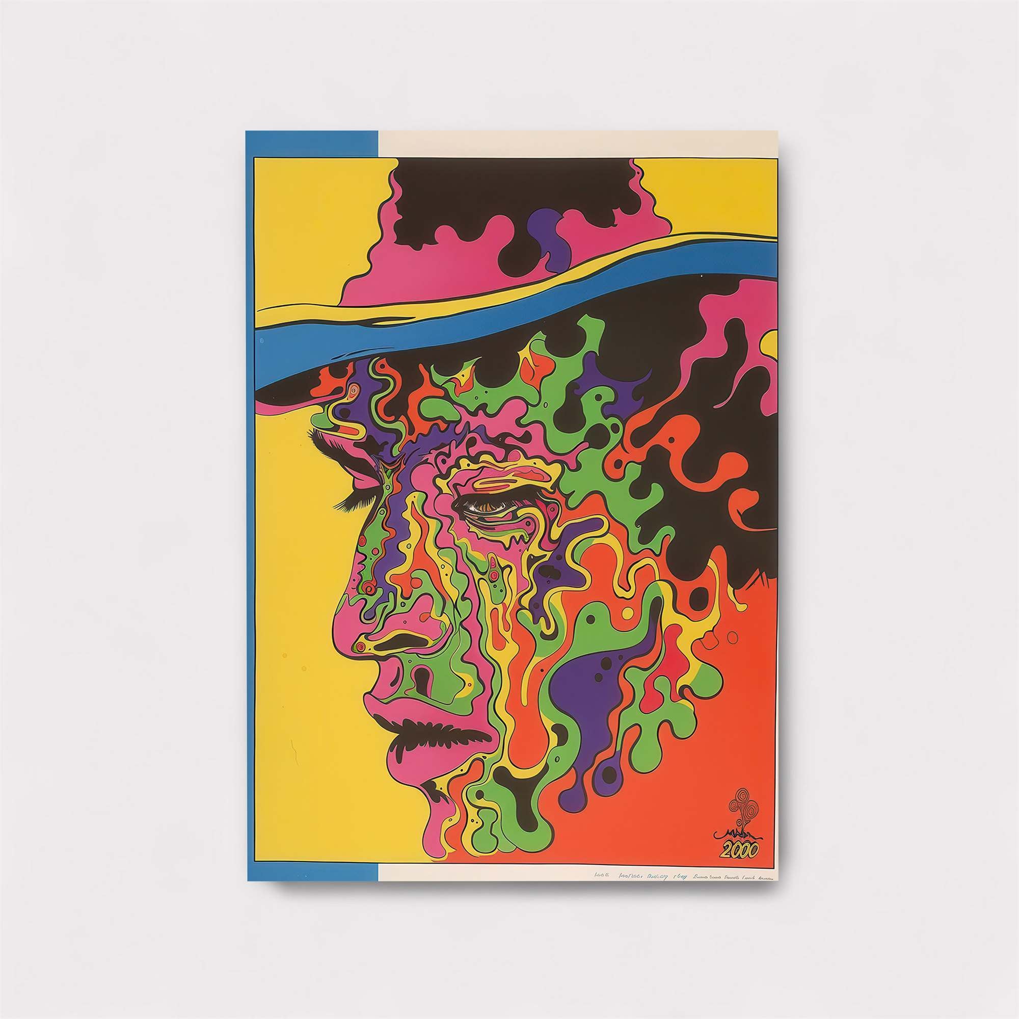 Jimi Psychedelic Safe Wall Magnetic / M