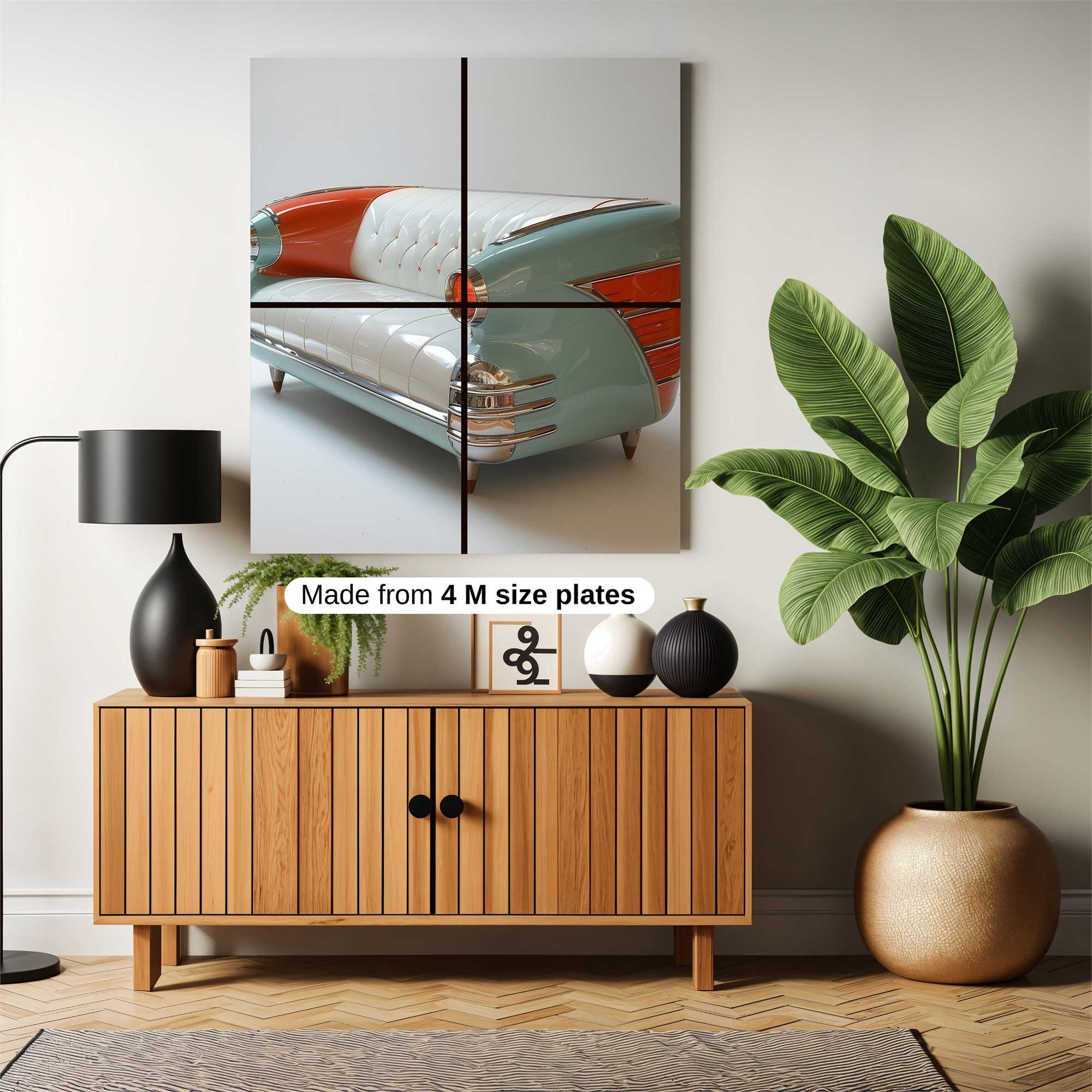 Retro Reverie Safe Wall Magnetic / M