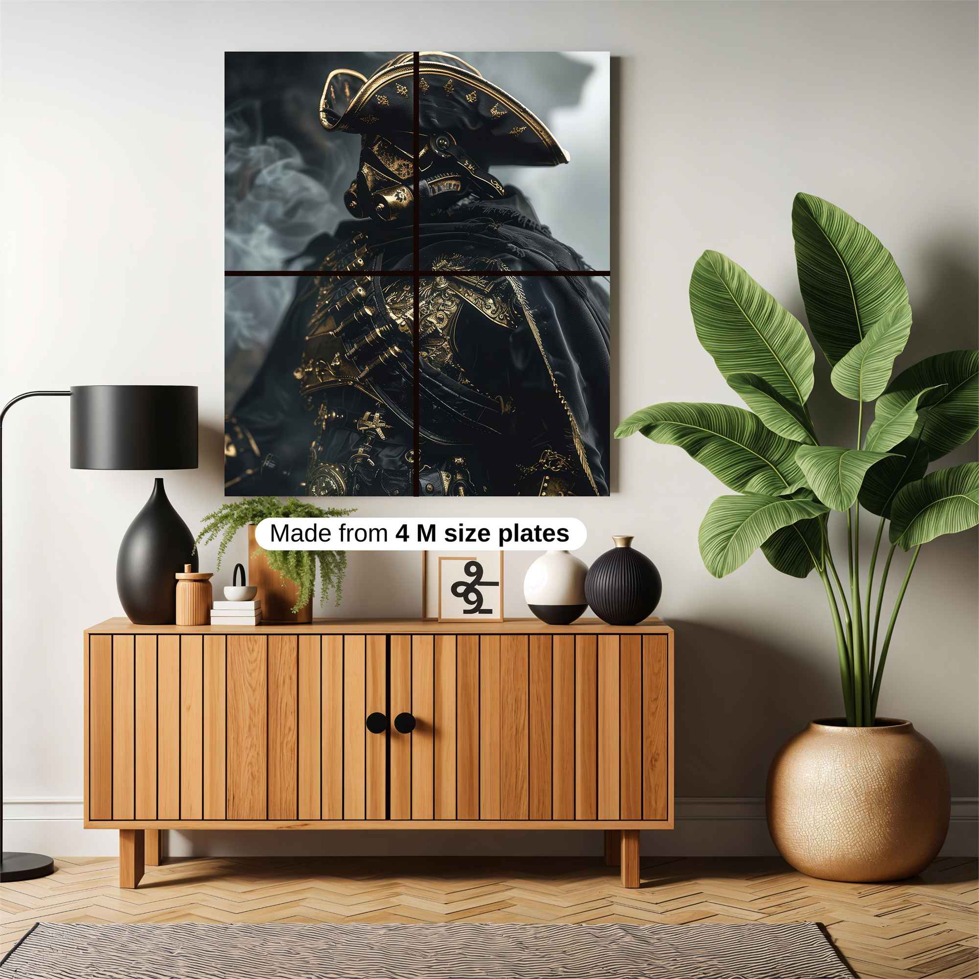 Pirate Steampunk Safe Wall Magnetic / M