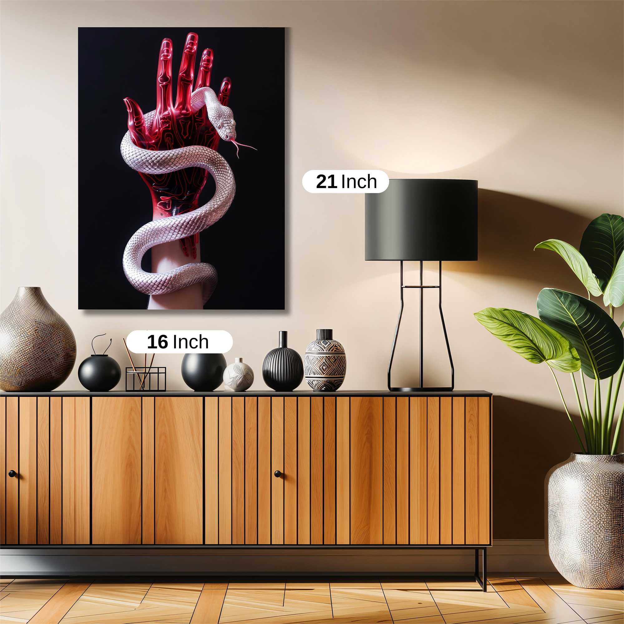 Serpent Serenity Safe Wall Magnetic / M