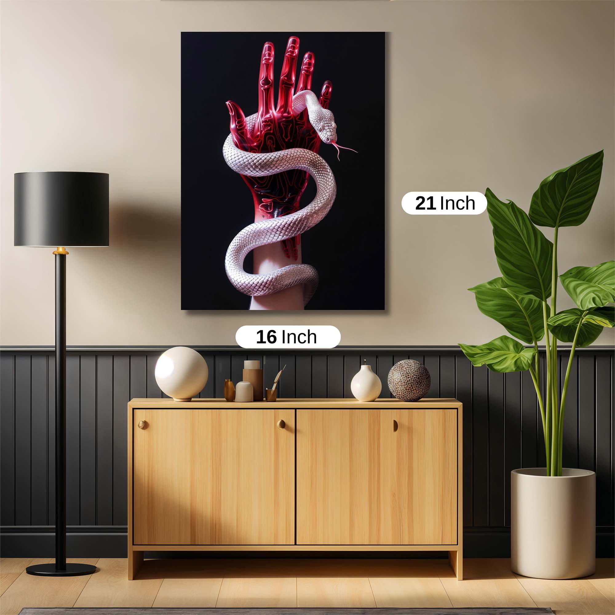 Serpent Serenity Safe Wall Magnetic / M