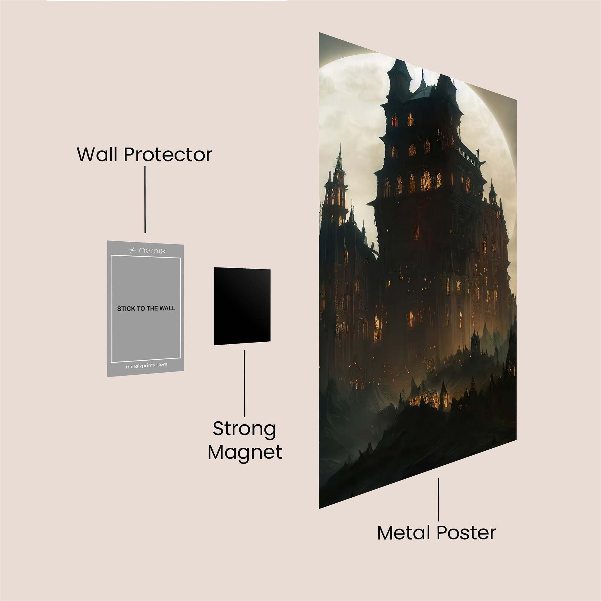 Dracula's Enigma Safe Wall Magnetic / M