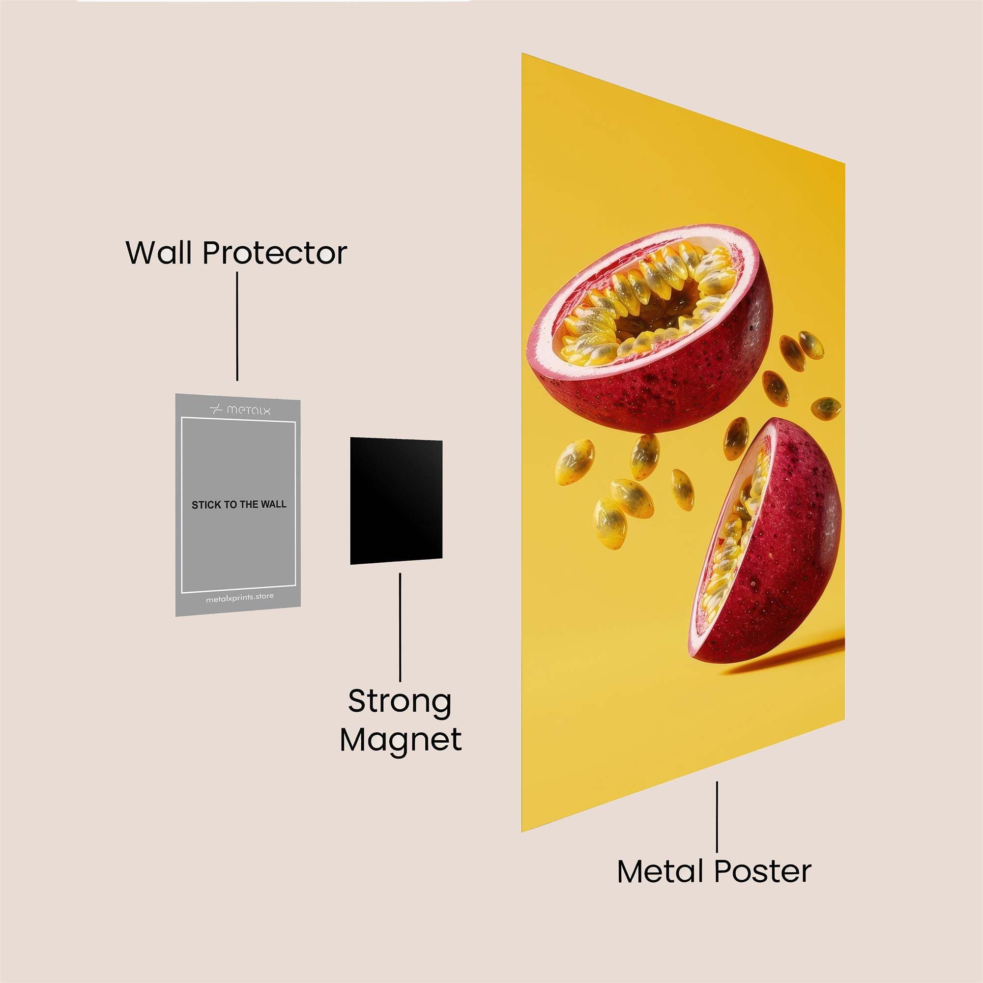 Passionfruit Zest Safe Wall Magnetic / M