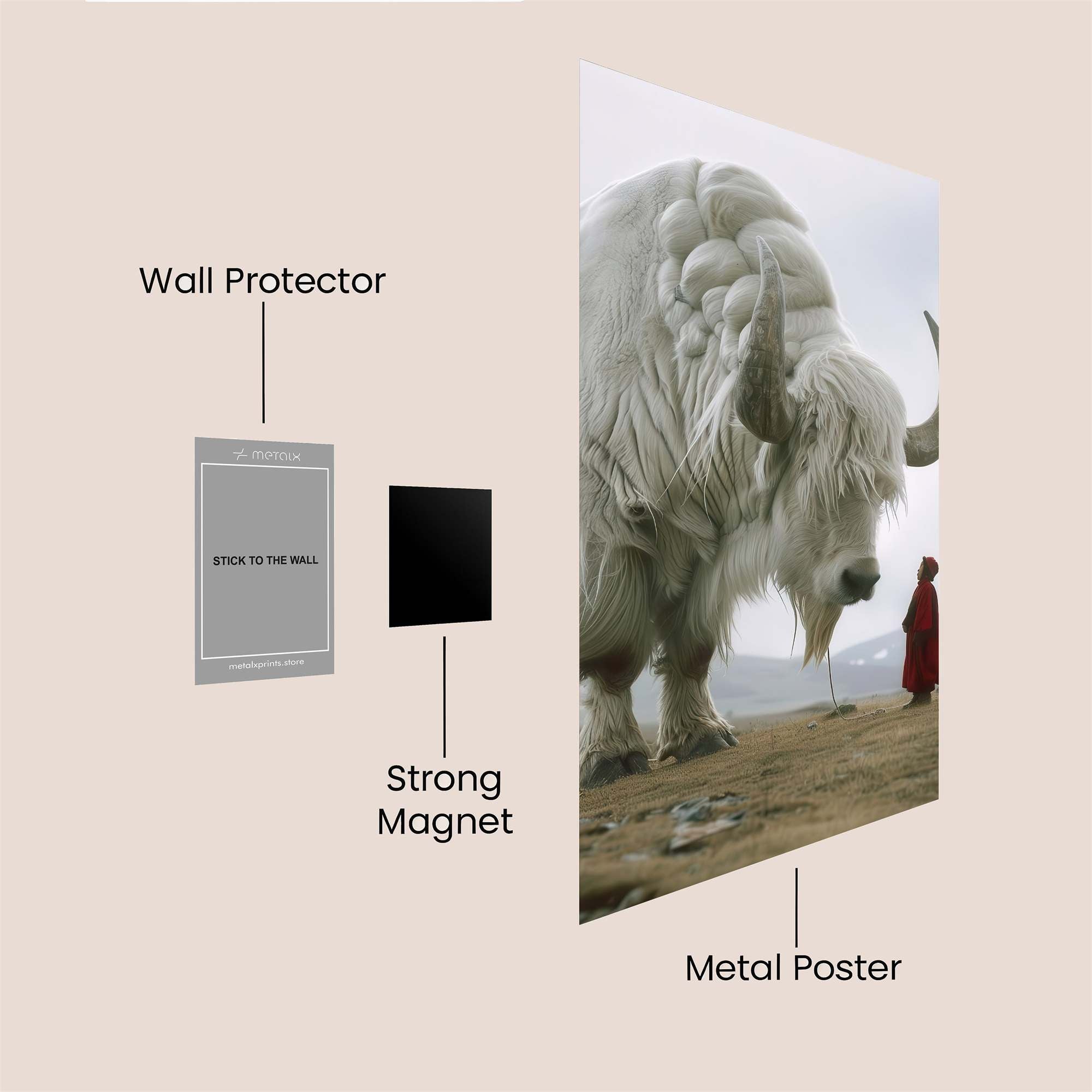 Yak Majesty Safe Wall Magnetic / M