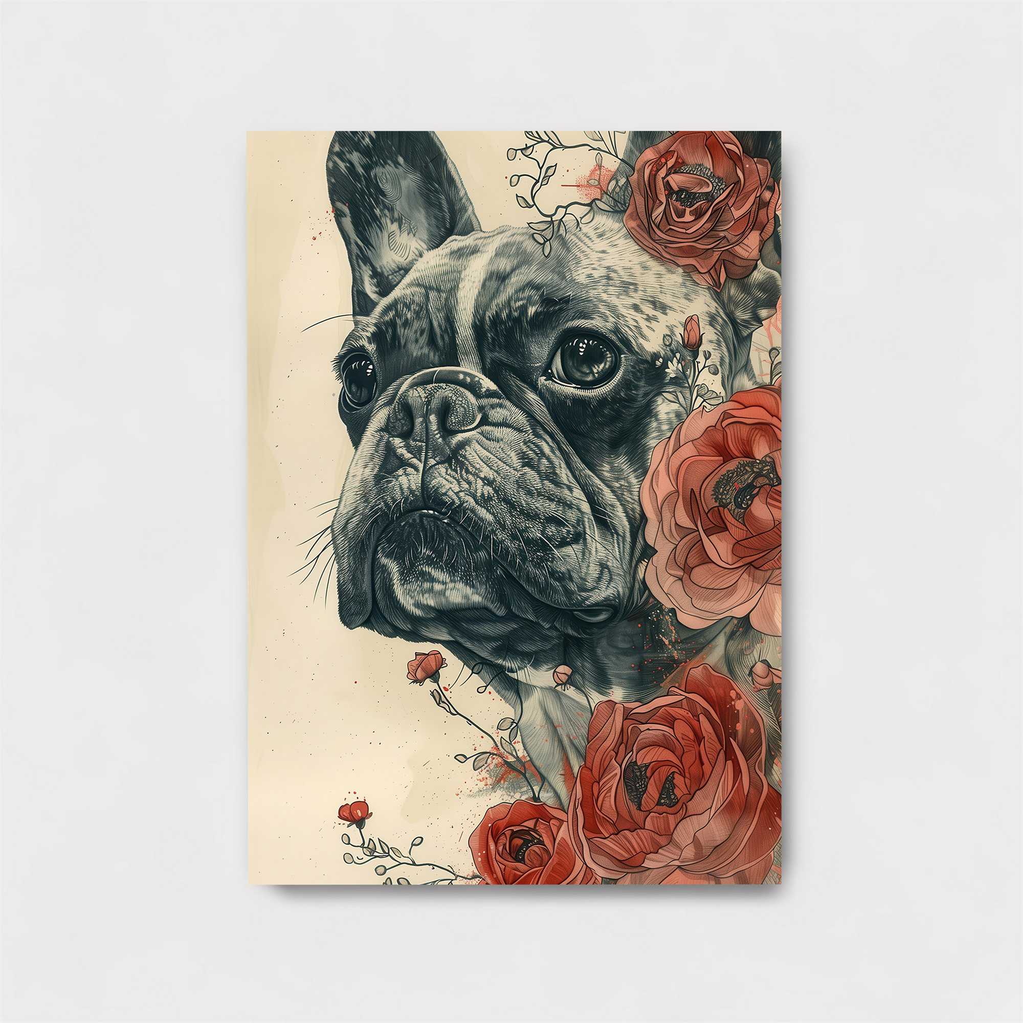 Frenchie Flourish Safe Wall Magnetic / M