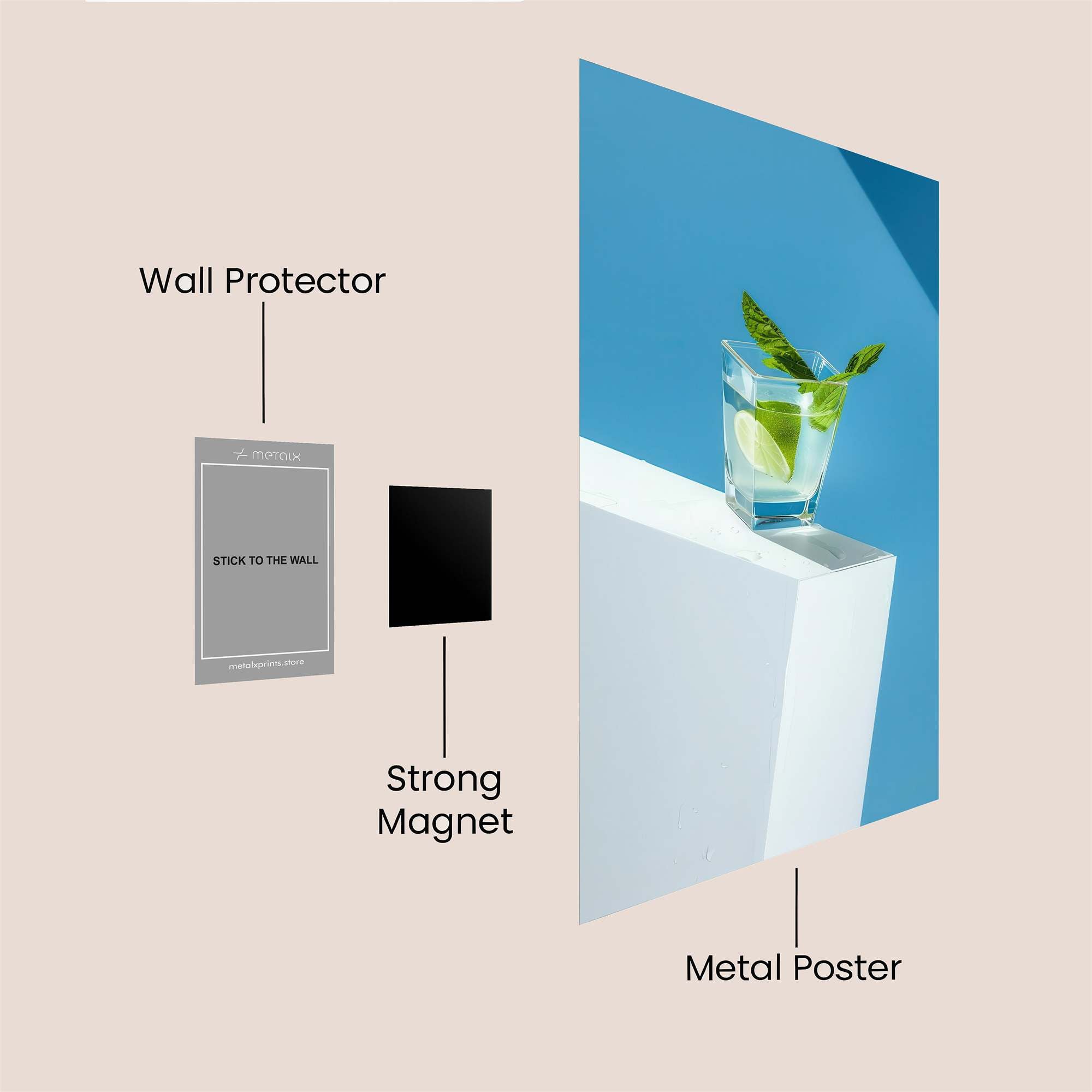 Mojito Zest Safe Wall Magnetic / M