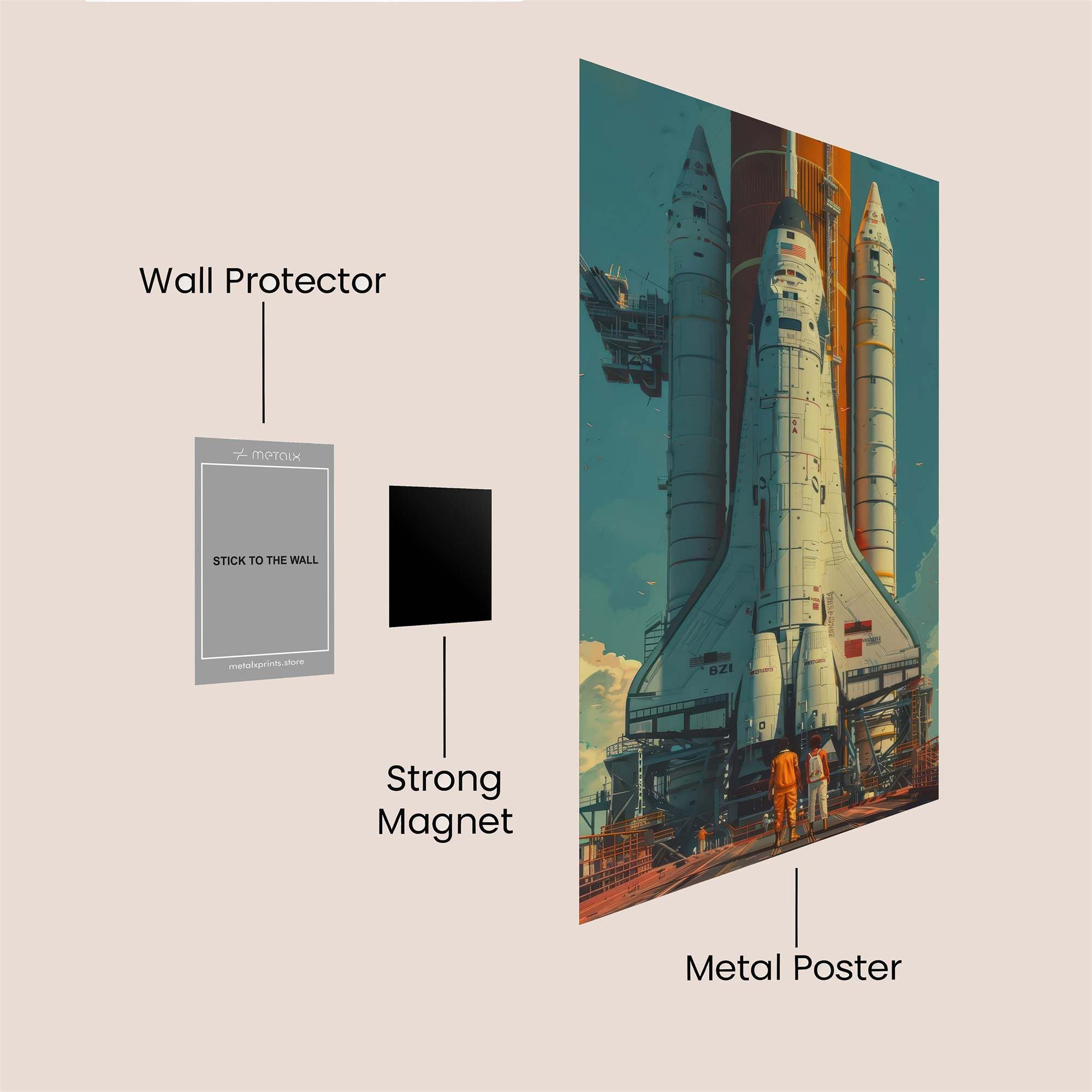 Challenger Awe Safe Wall Magnetic / M