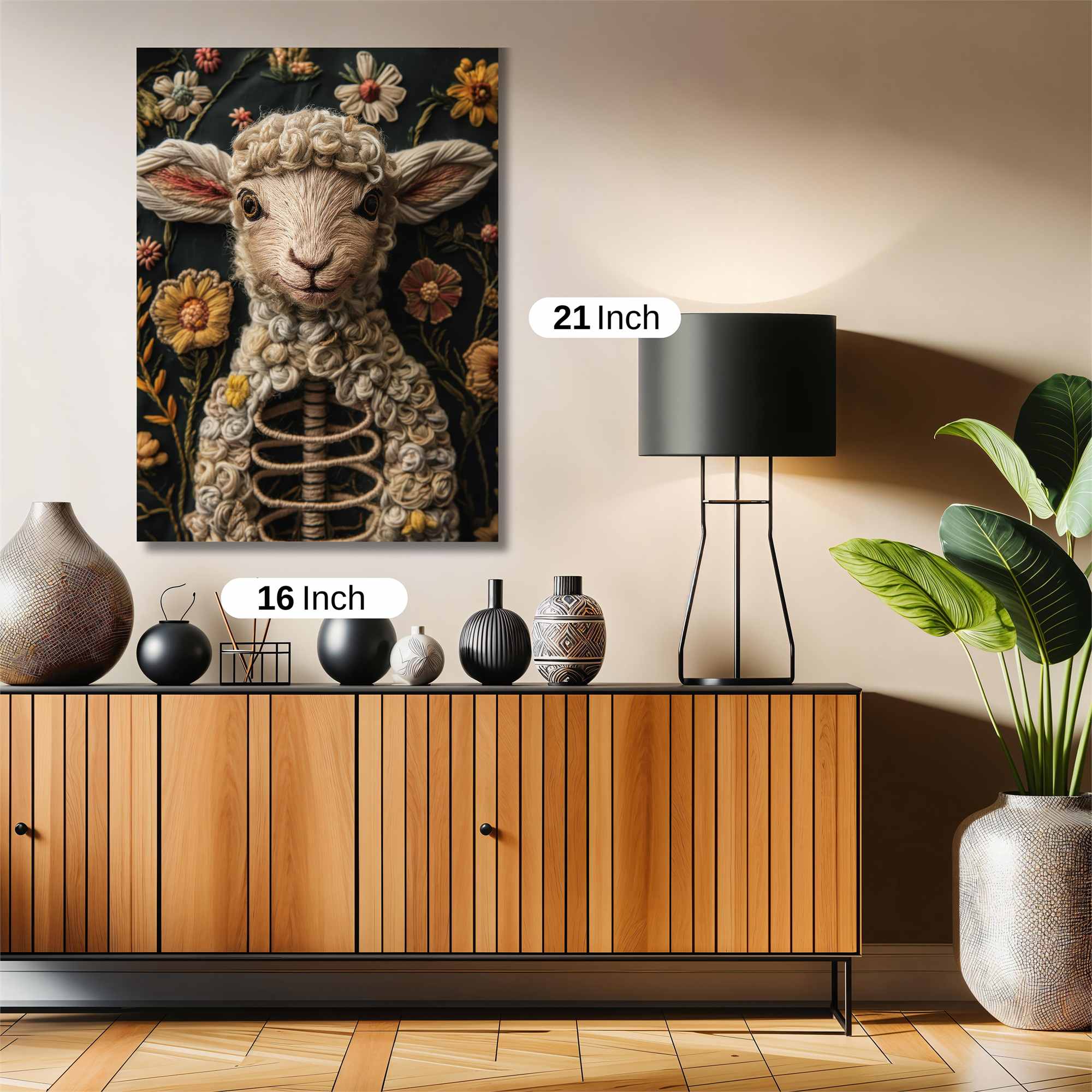 Sheep Serene Safe Wall Magnetic / M