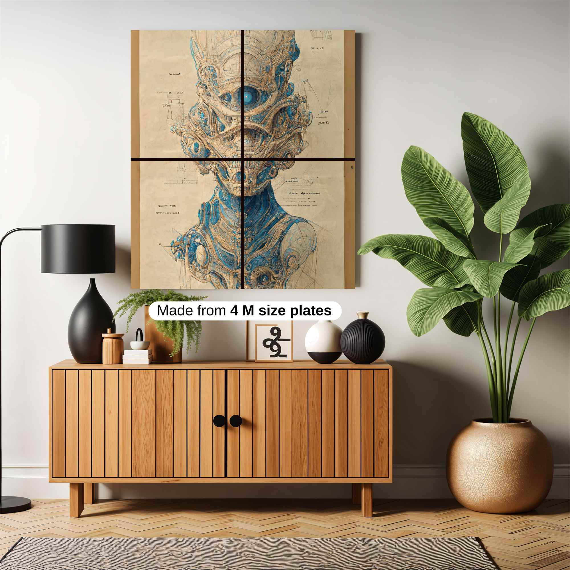 Alien Enigma Safe Wall Magnetic / M