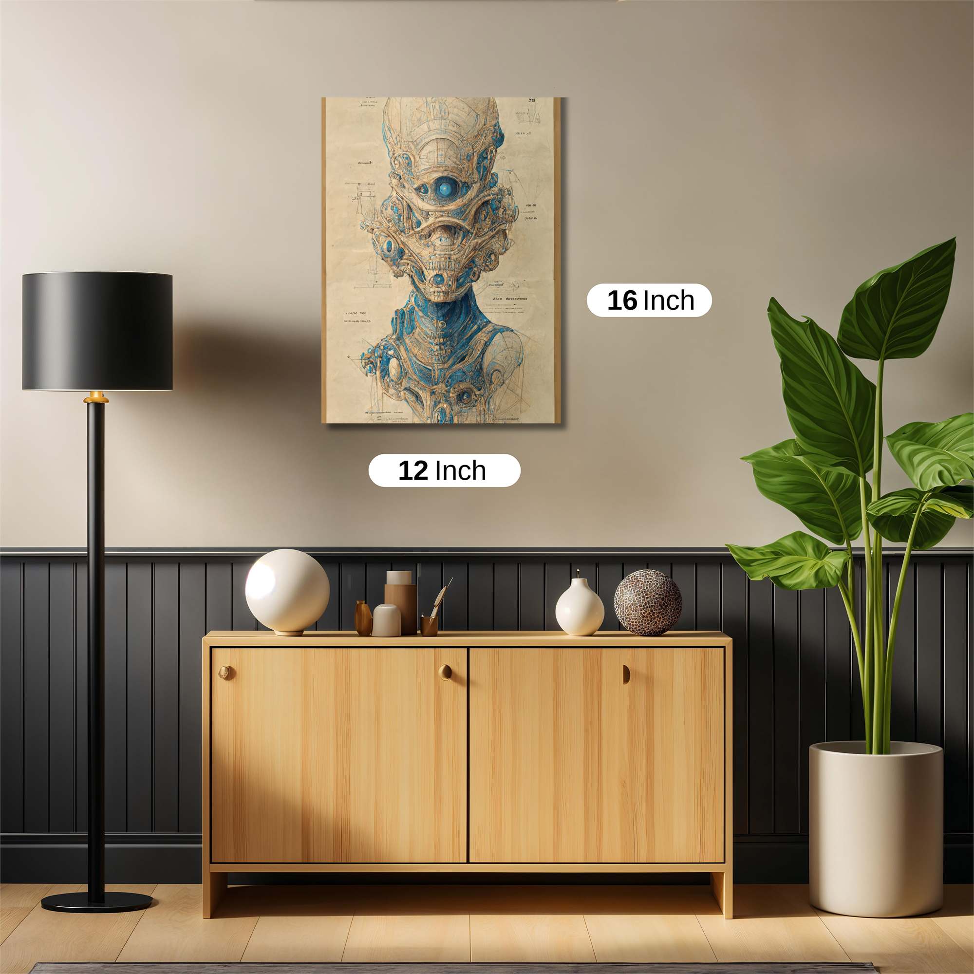 Alien Enigma Safe Wall Magnetic / M