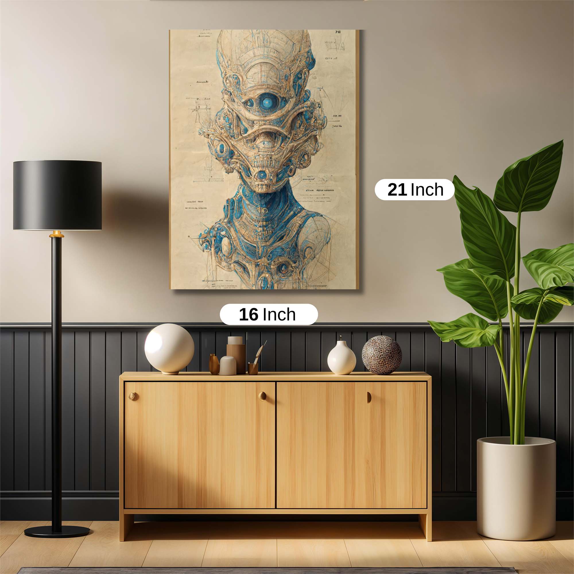 Alien Enigma Safe Wall Magnetic / M