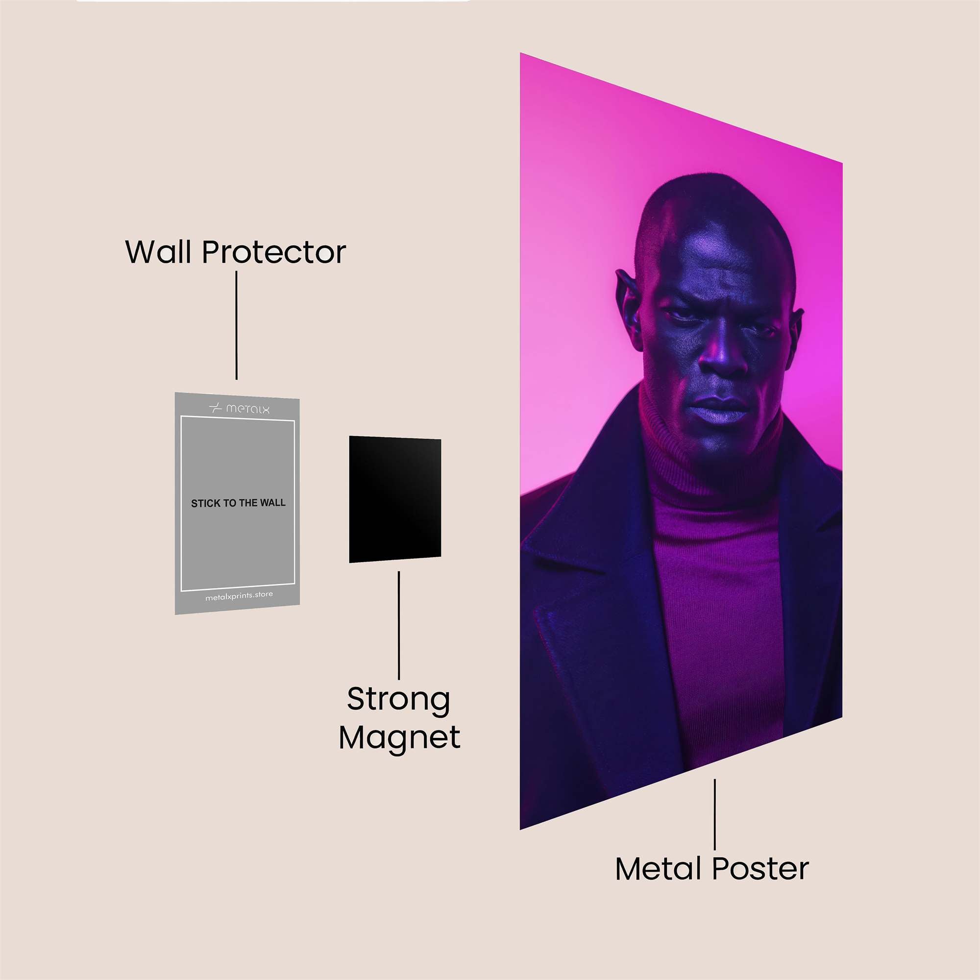 Jordan Enigmatic Safe Wall Magnetic / M