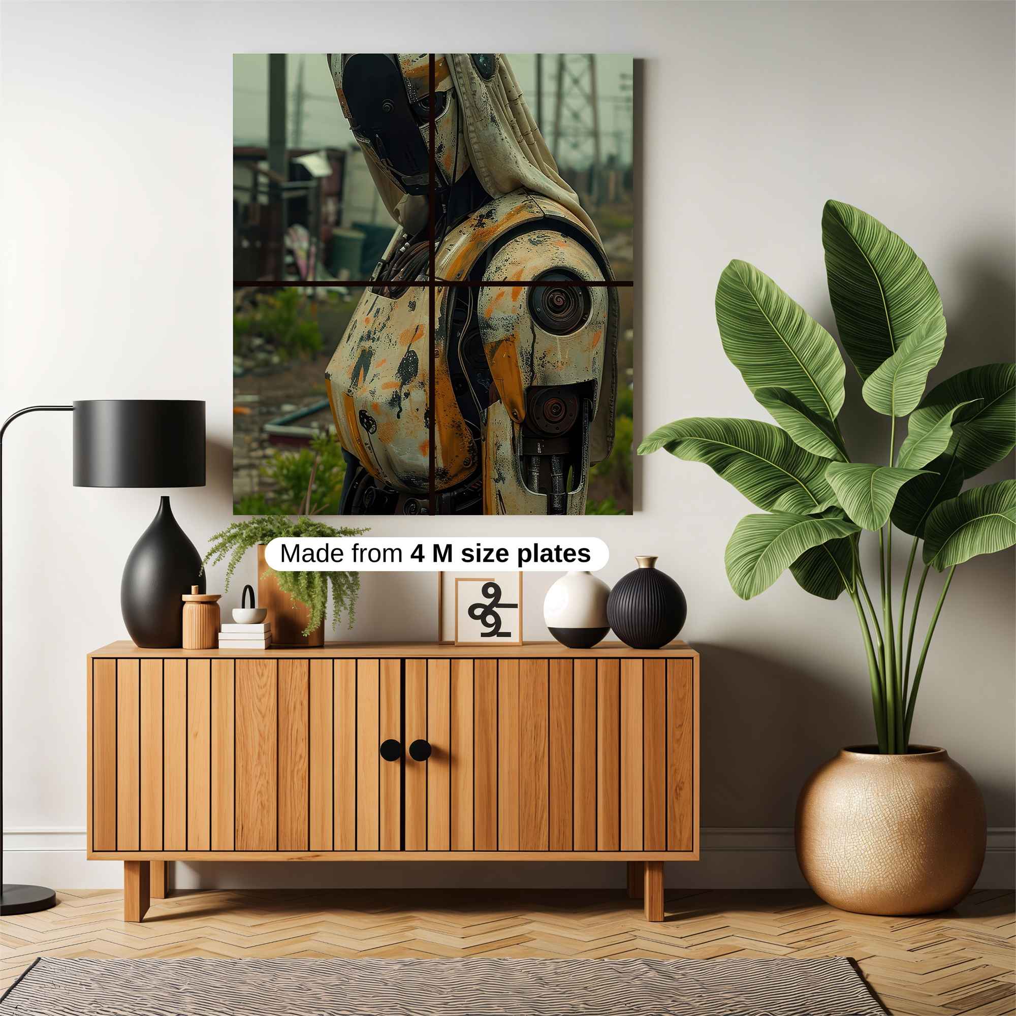 Robot Melancholy Safe Wall Magnetic / M