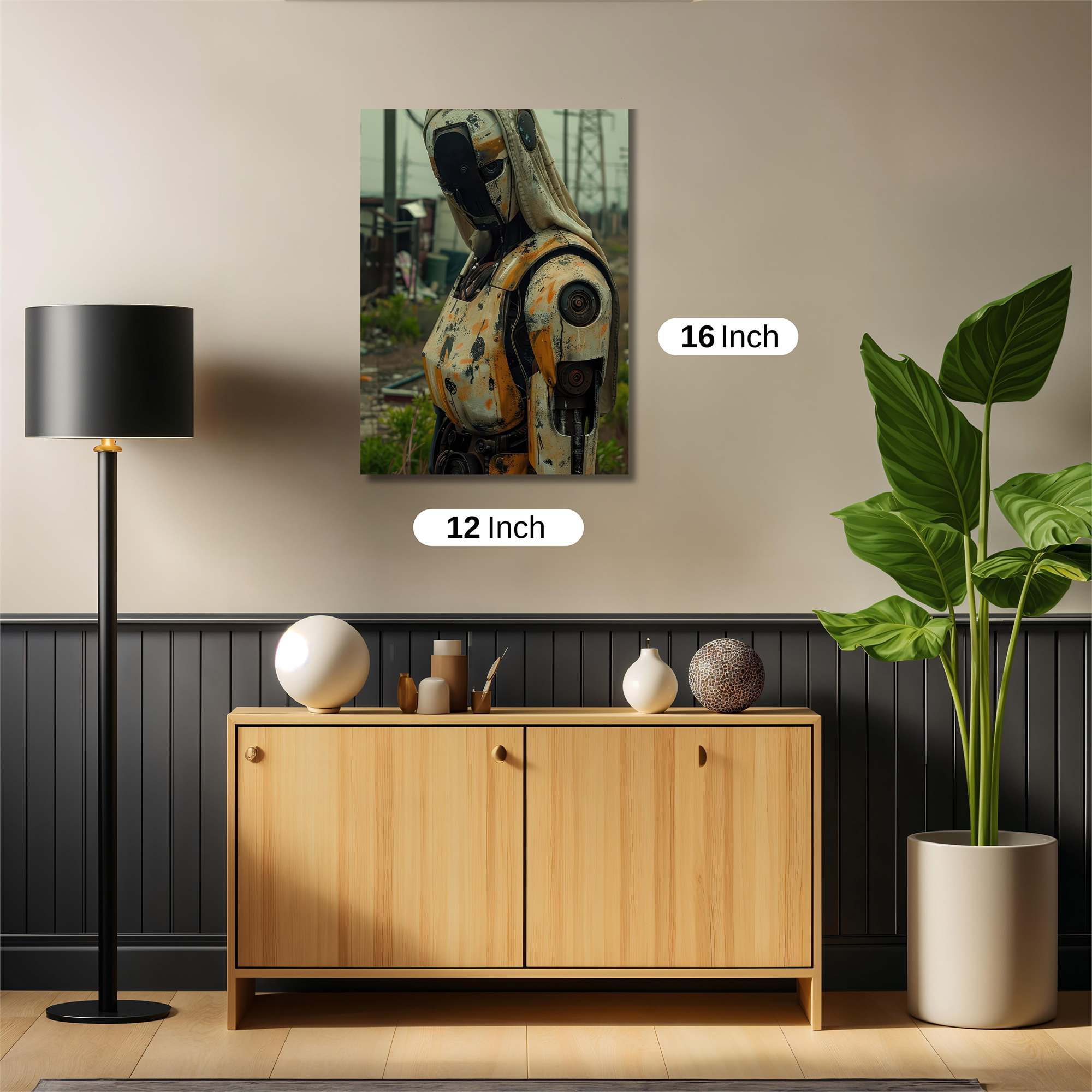 Robot Melancholy Safe Wall Magnetic / M