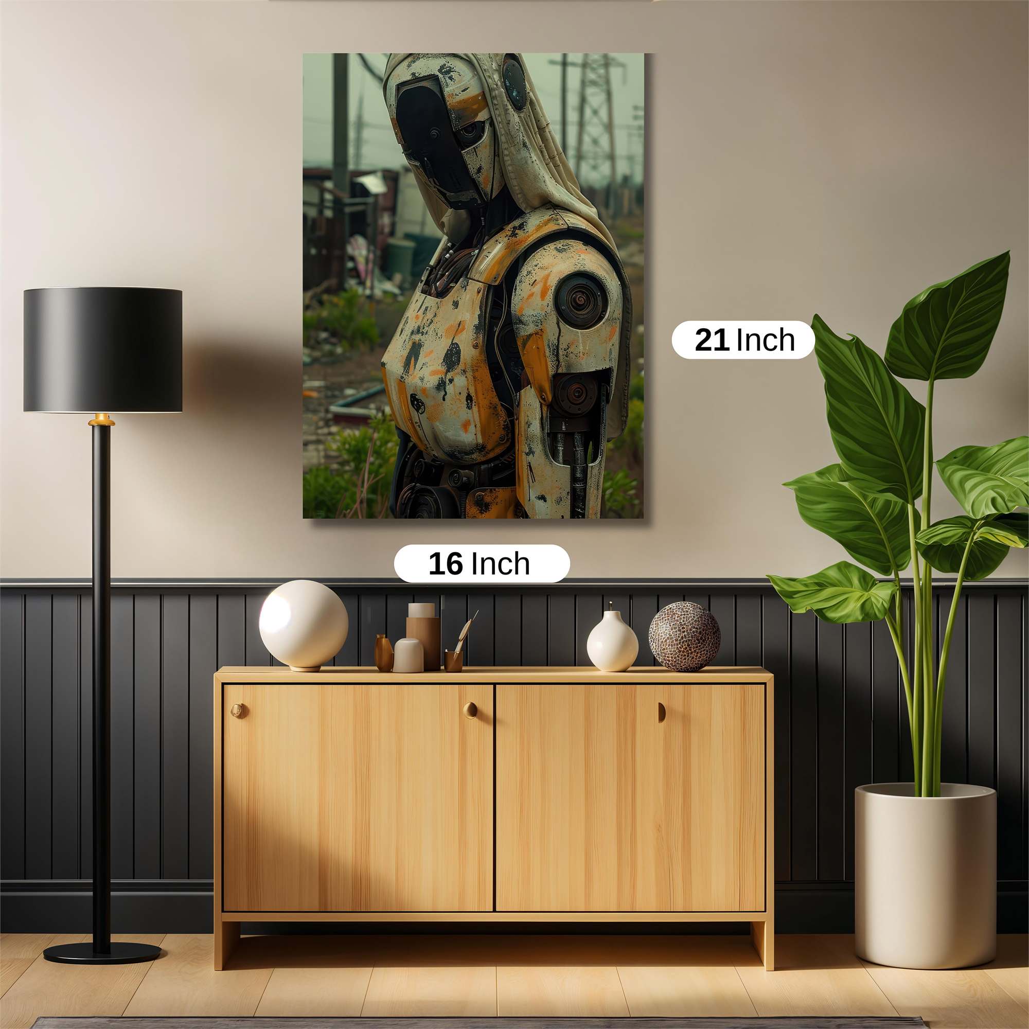 Robot Melancholy Safe Wall Magnetic / M