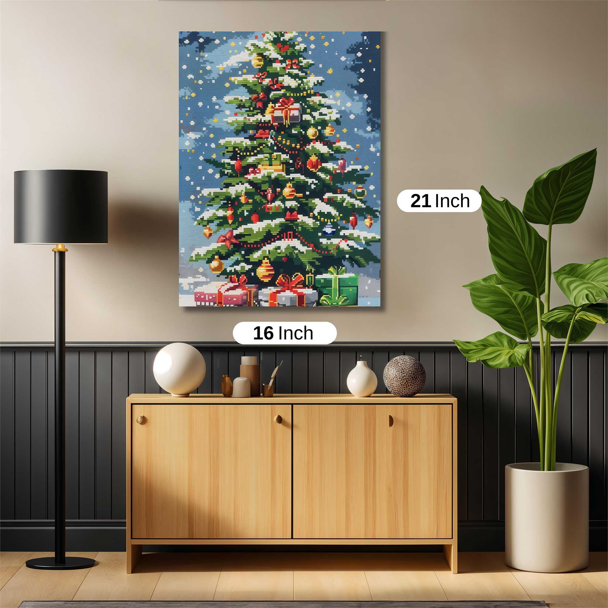 Snowy Delight Safe Wall Magnetic / M