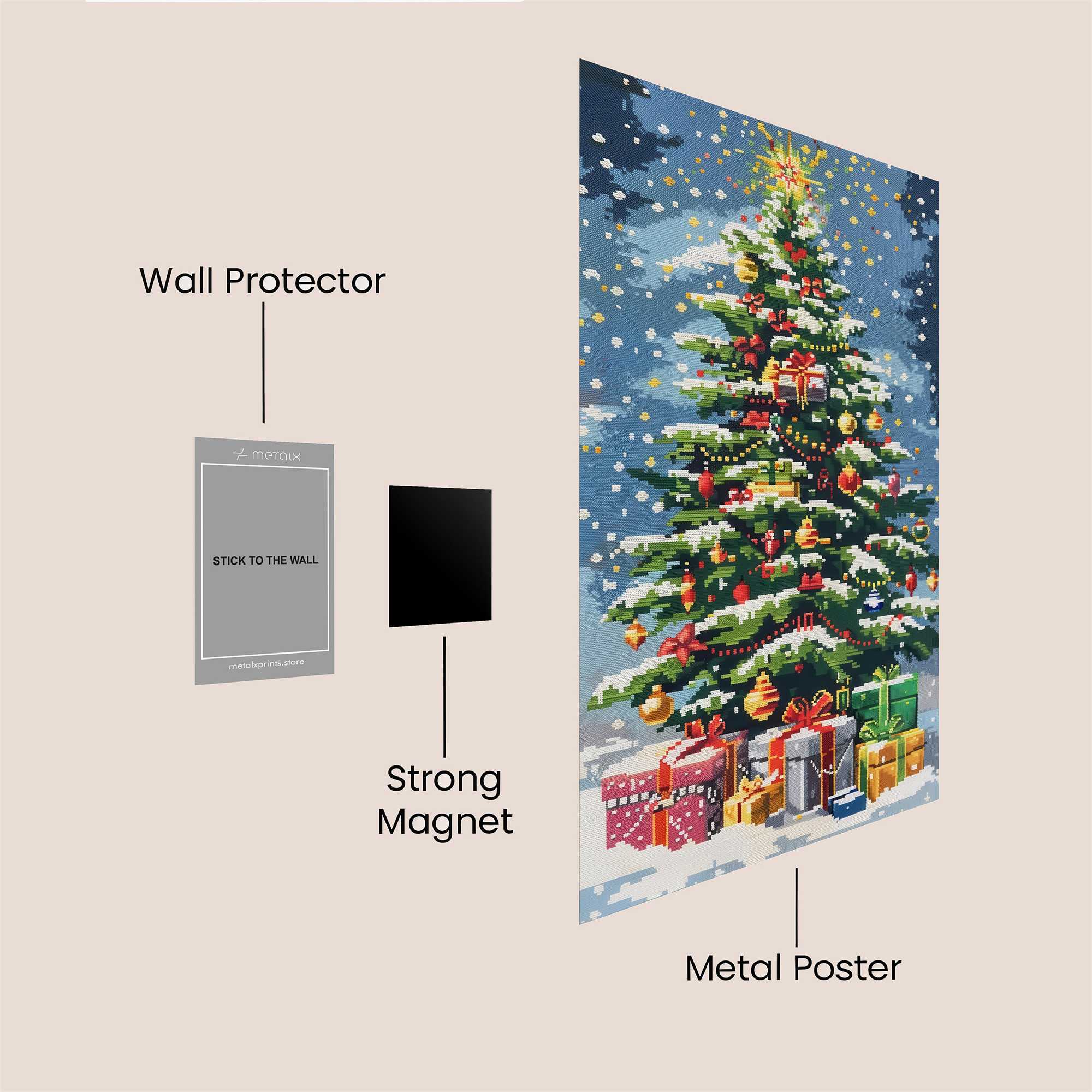 Snowy Delight Safe Wall Magnetic / M